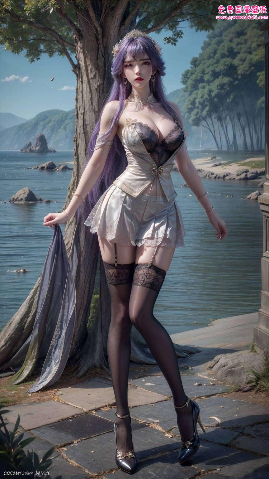 AI壁纸集：荧光天穹动漫壁纸，古风与Win10壁纸的交融盛宴