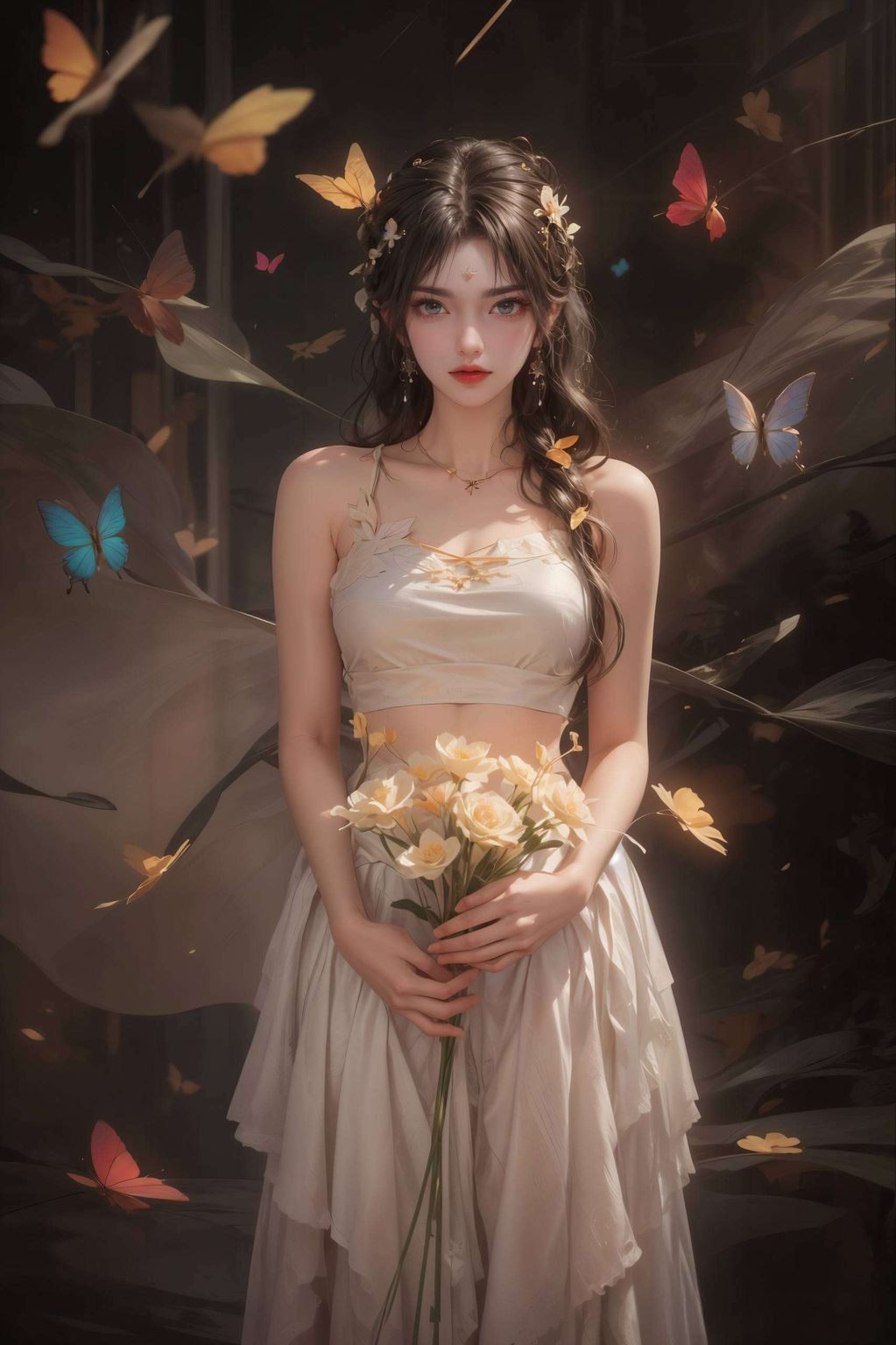 AI绘画参考素材——古香古色免费壁纸下载，安卓专享·石昊与清漪对话动态壁纸