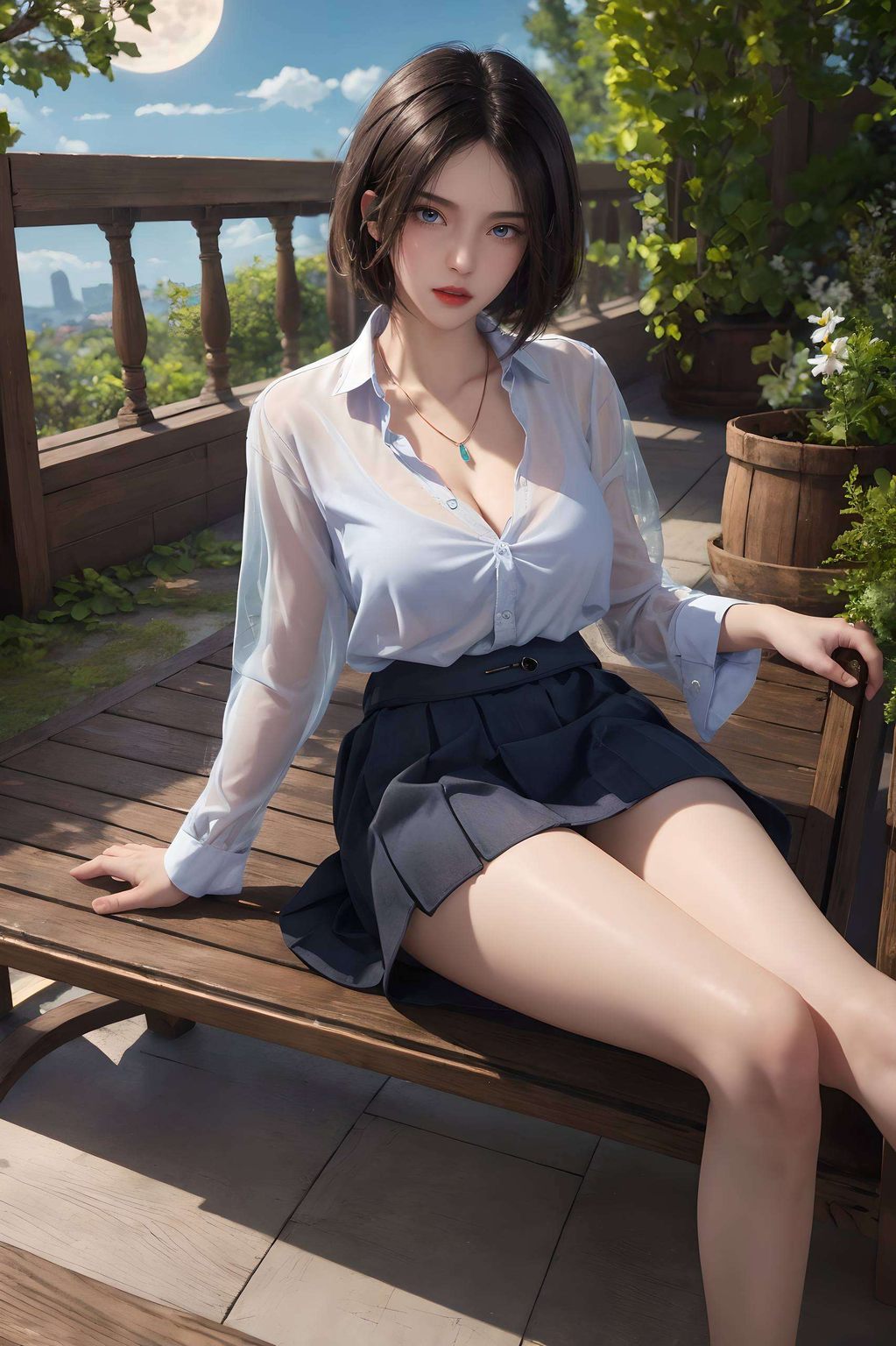 姬如雪李星云：AI范例×二次元壁纸×苹果背景图片集