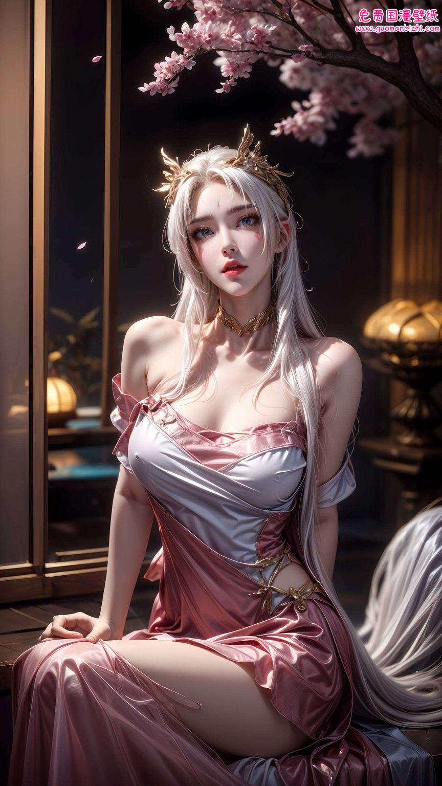 天狐仙子裸妆高清壁纸，震撼免费分享，苹果桌面必备美图