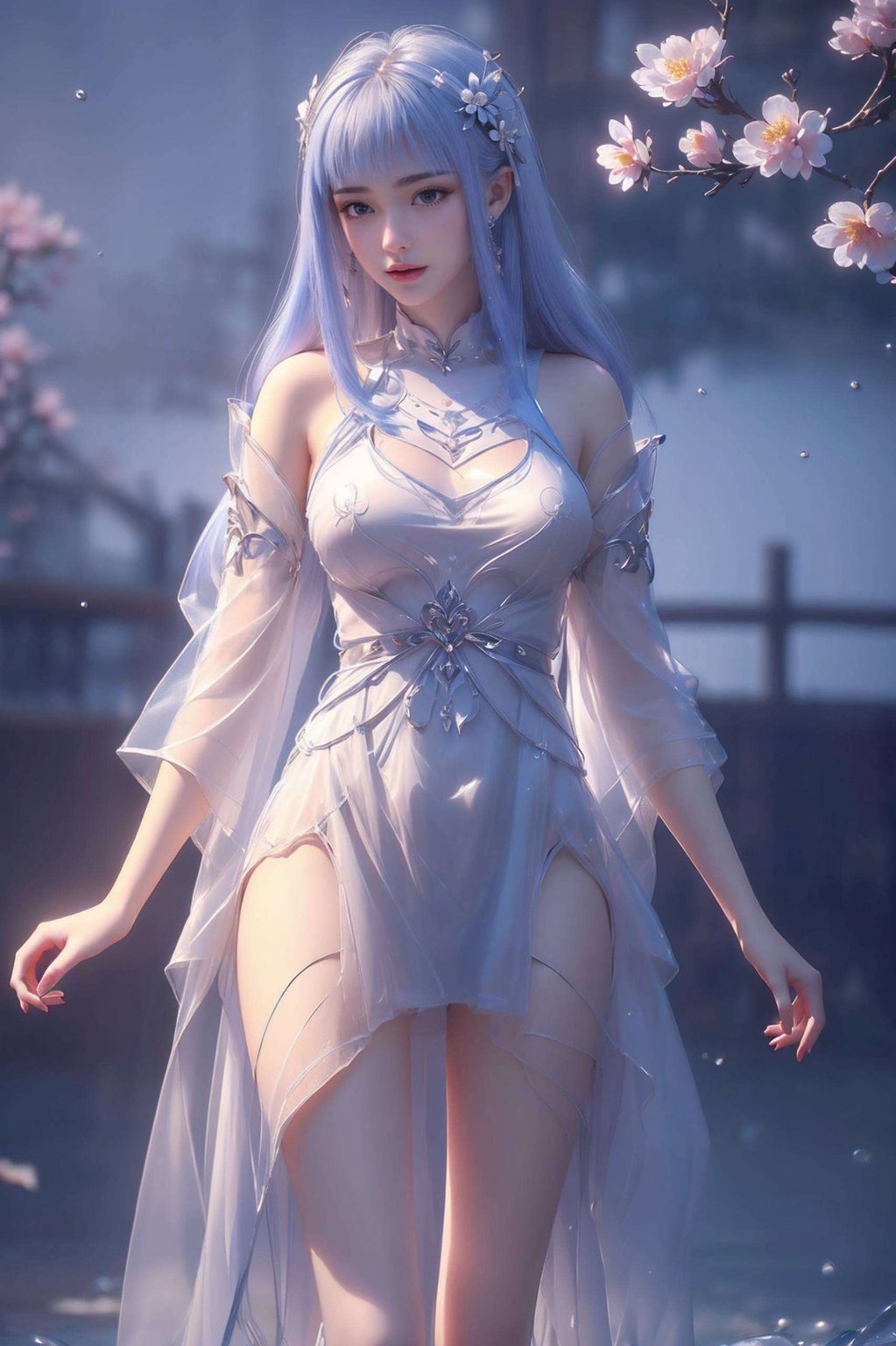 国漫女神宁雨蝶：专集免费粉色壁纸分享，Win10动态壁纸盛宴