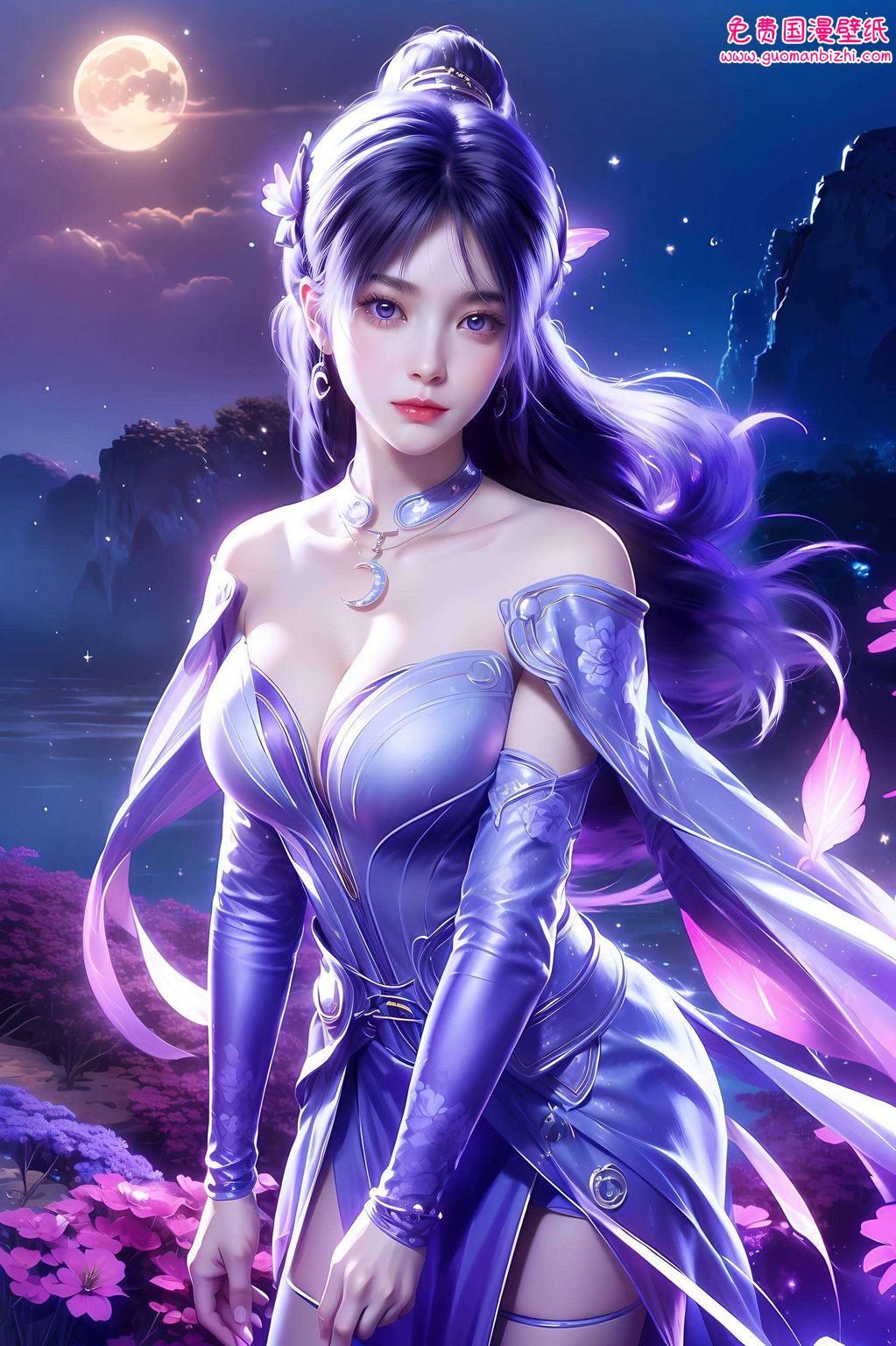 遮天叶凡姬紫月：AI壁纸壁纸，完美像素，安卓桌面动态盛宴