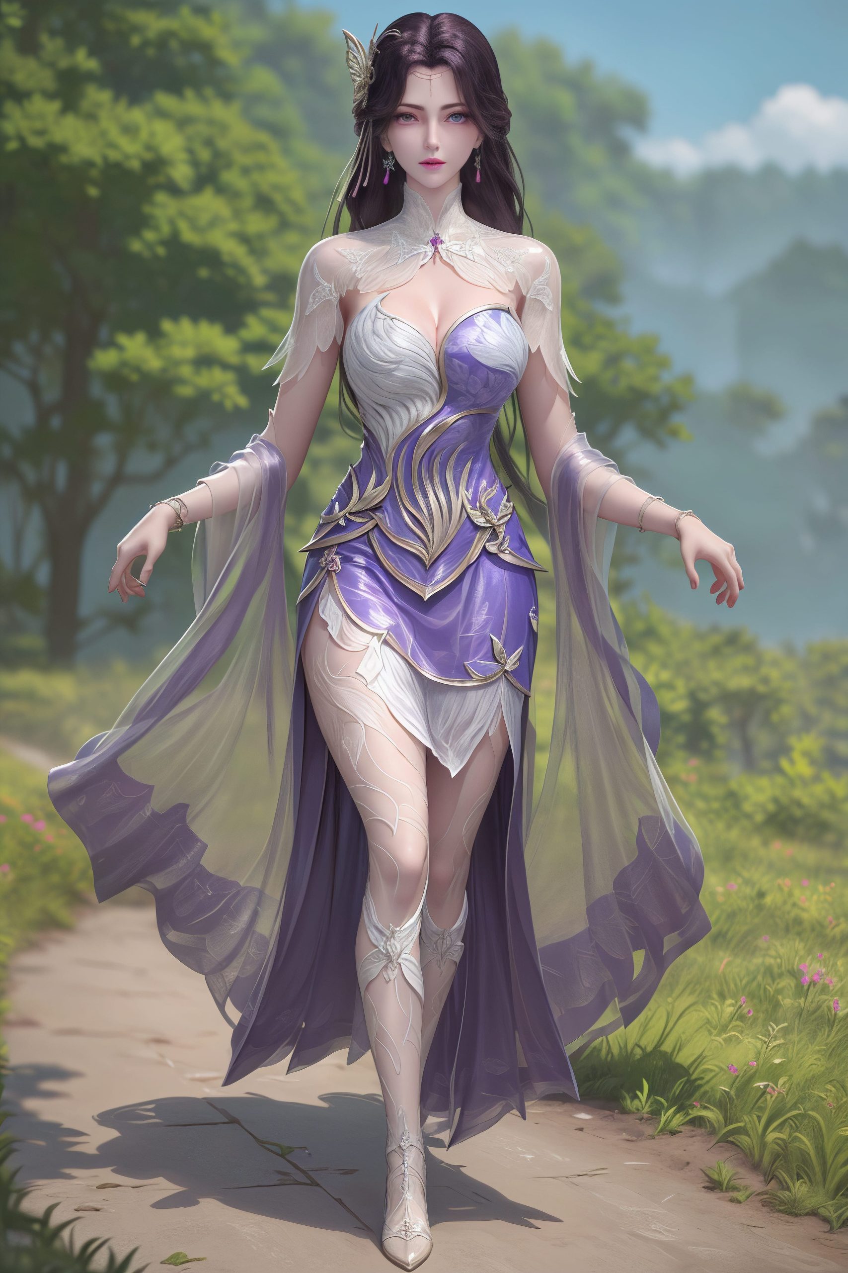 国漫完美世界女主云曦壁纸包