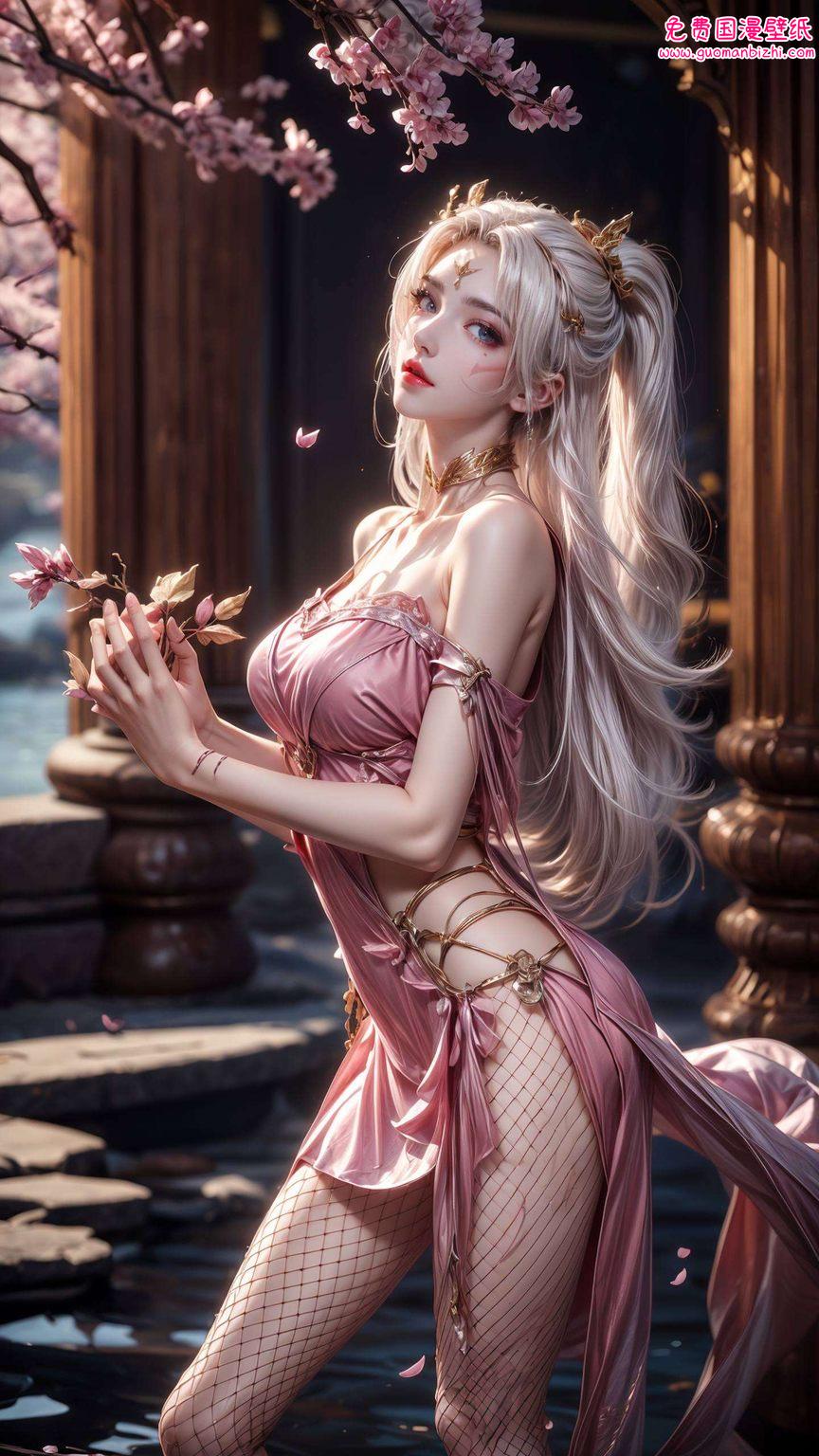 天狐仙子超清图片：AI图例壁纸，精细角色，Win10专属1920×1080壁纸集