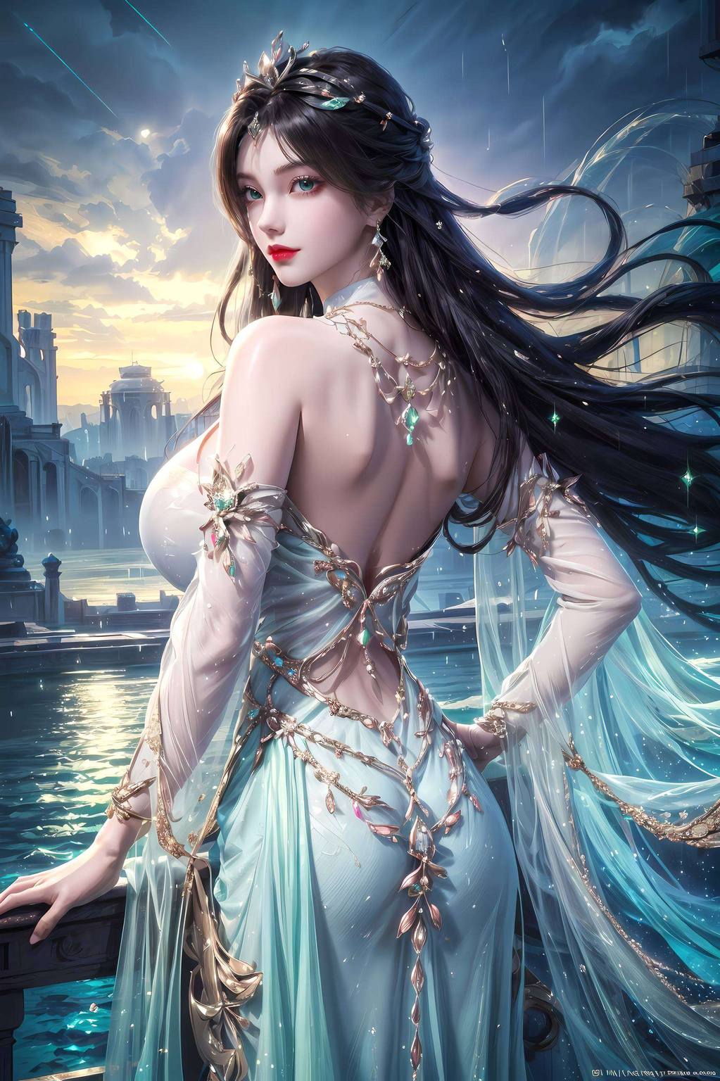 柳神实拍：AIGC二次元壁纸，苹果桌面装饰图集锦