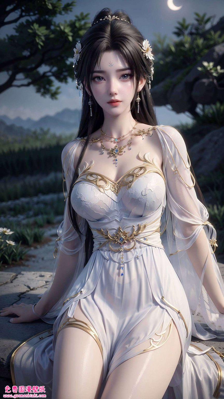 清漪躺着的壁纸——高品质古风漫画平板壁纸免费包，漫画爱好者的视觉盛宴。