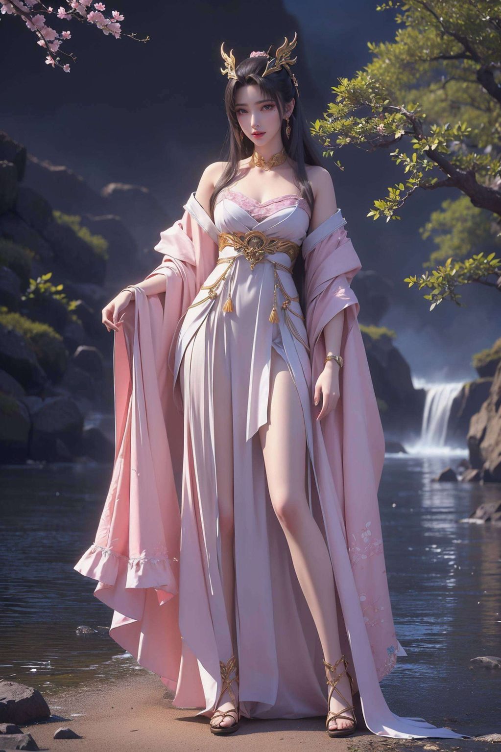 天狐仙子超清图片高清壁纸:AI绘画生成作品,精细角色,iPad最美壁纸呈现。 天狐仙子超清图片高清壁纸:AI绘画生成作品,精细角色,iPad最美壁纸呈现。