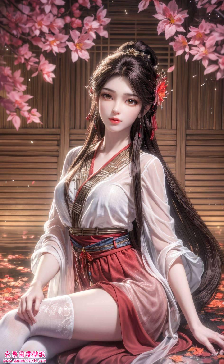 完美世界火灵儿护眼壁纸，免费简洁平板壁纸包，美不胜收。