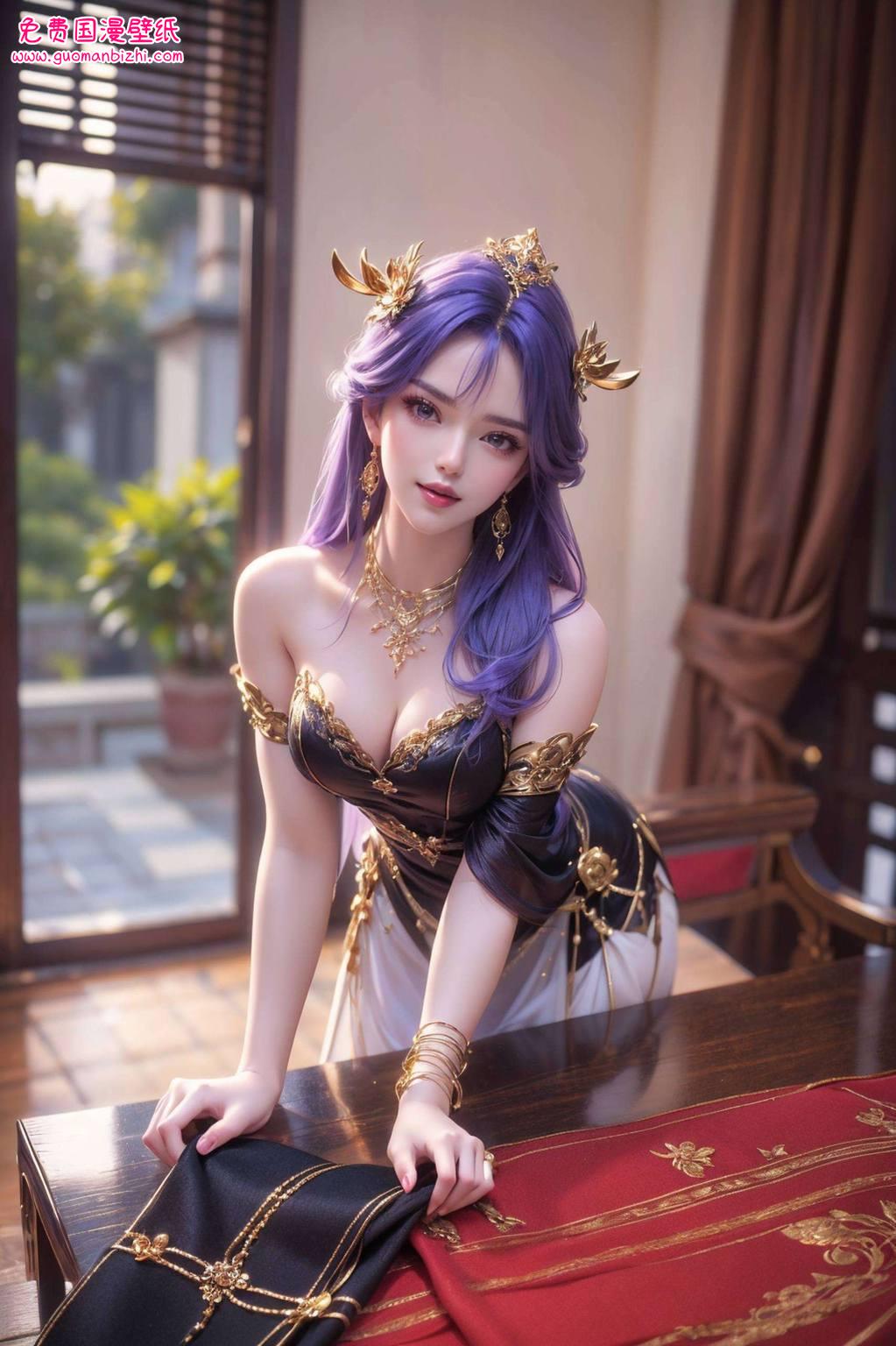 AI图片精细绘，角色手机艺术壁纸天穹集锦