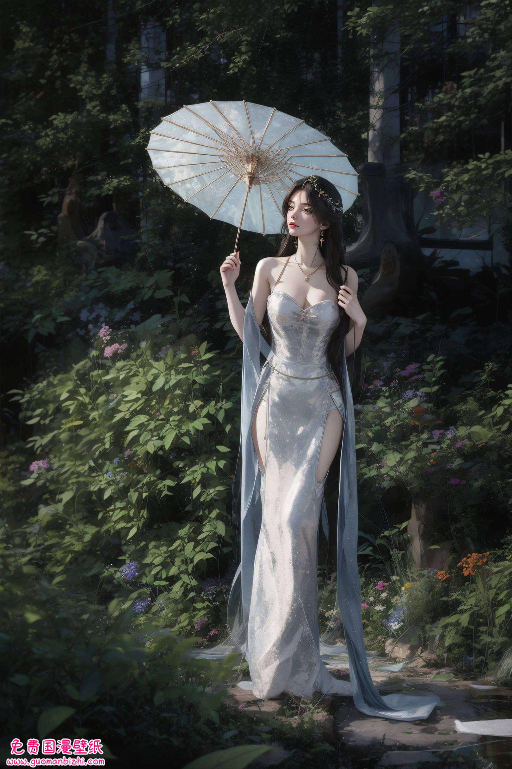 国漫女神壁纸动态柳神：AI创作壁纸，免费下载，苹果专用墙纸集