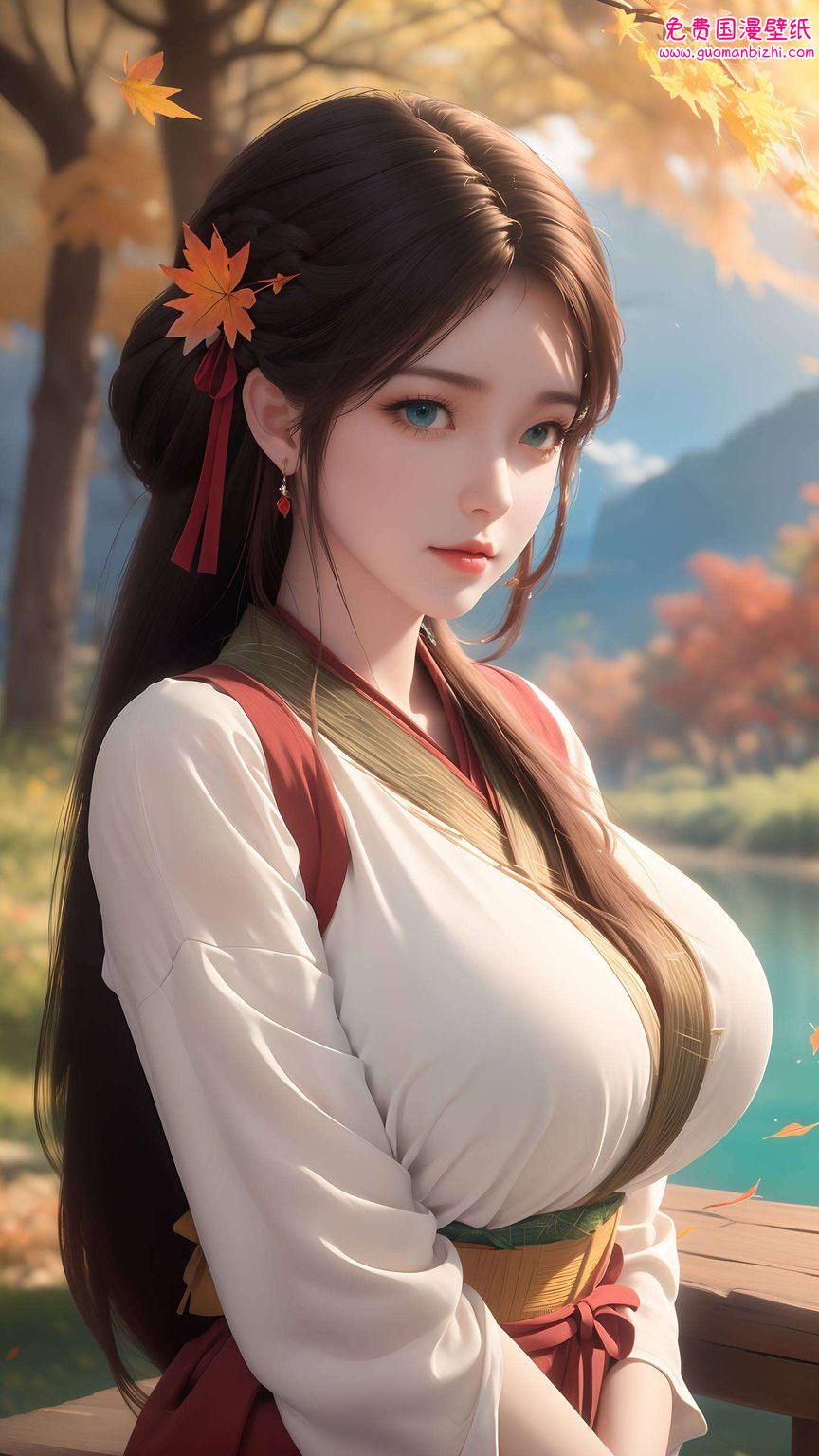 荒天帝与火灵儿：AI创作精细角色，苹果桌面壁纸之美