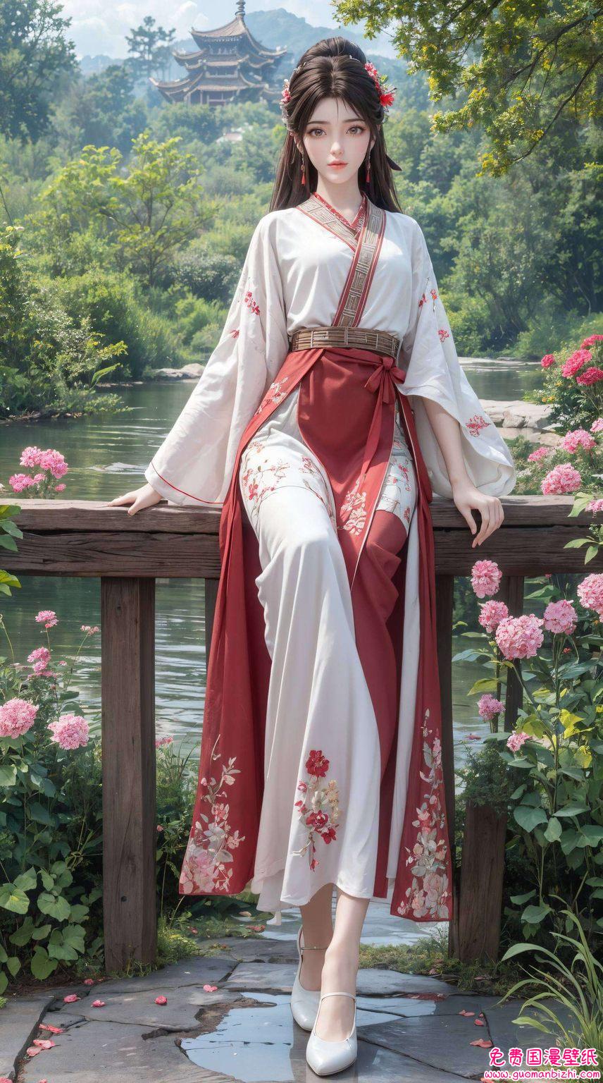 AICG动漫壁纸电脑壁纸：石昊火灵儿情侣专属风情