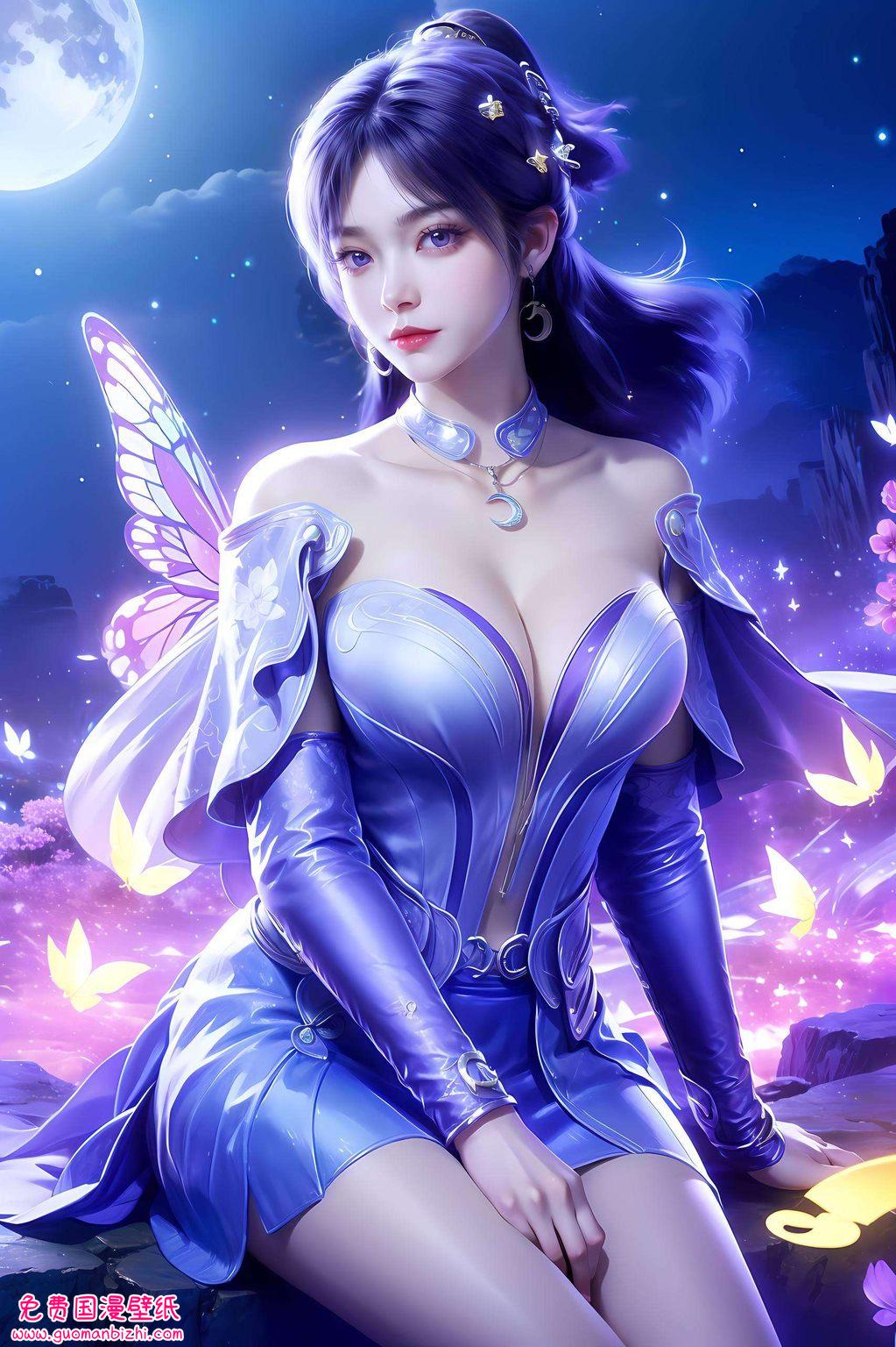 遮天姬紫月：动态壁纸，护眼完美像素，平板动画壁纸盛宴