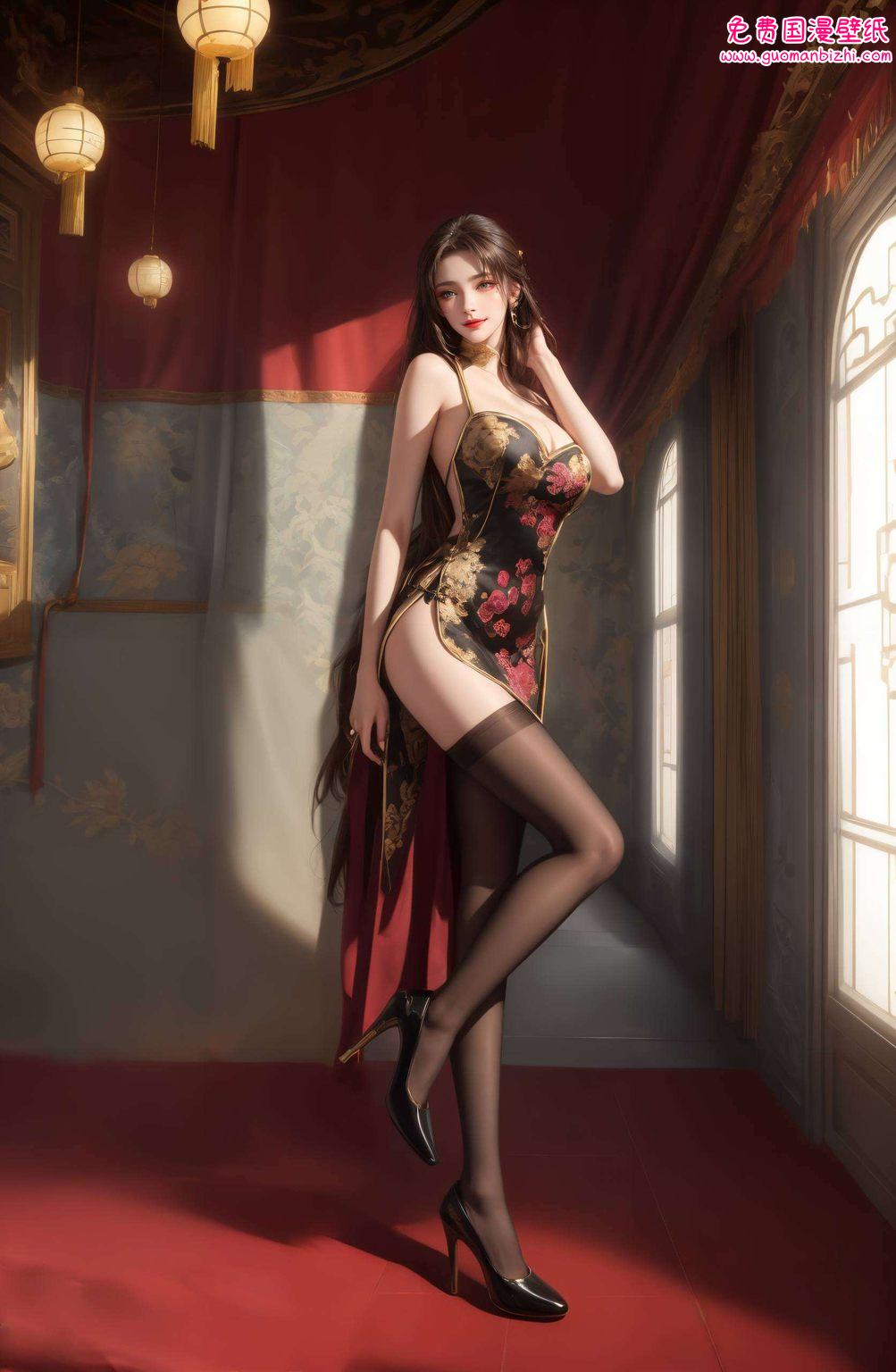 天狐仙子黑衣魅力,AI壁纸素材免费盛宴,PC艺术壁纸包精选 天狐仙子黑衣魅力,AI壁纸素材免费盛宴,PC艺术壁纸包精选