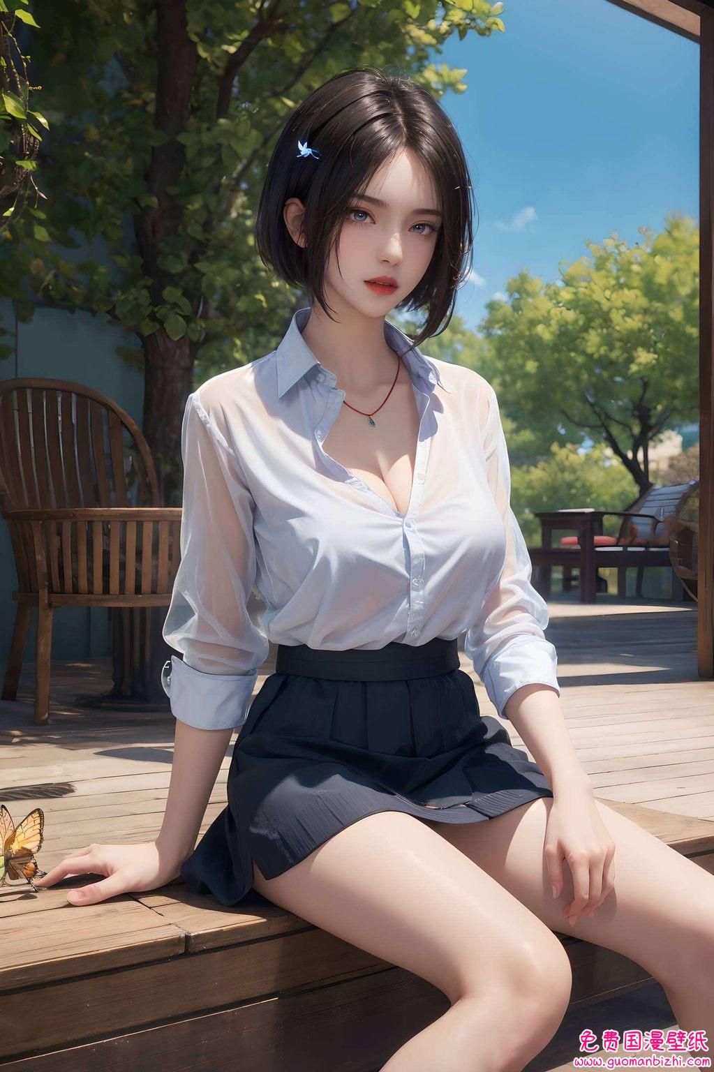 姬如雪壁纸帅气：AI图例与动漫，Win10桌面壁纸集锦