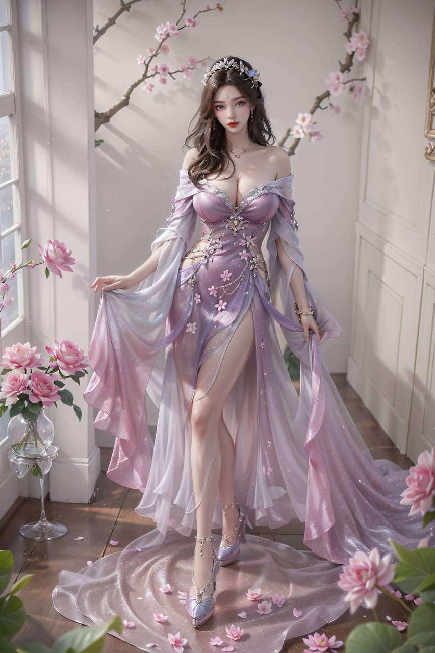 月婵高清动态电脑壁纸：清新二次元壁纸苹果锁屏壁纸