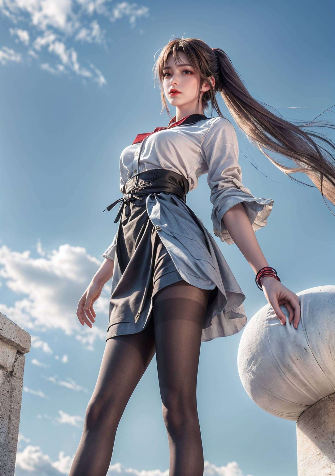 完美世界清新免费壁纸下载——火灵儿炫彩iPad精美壁纸集