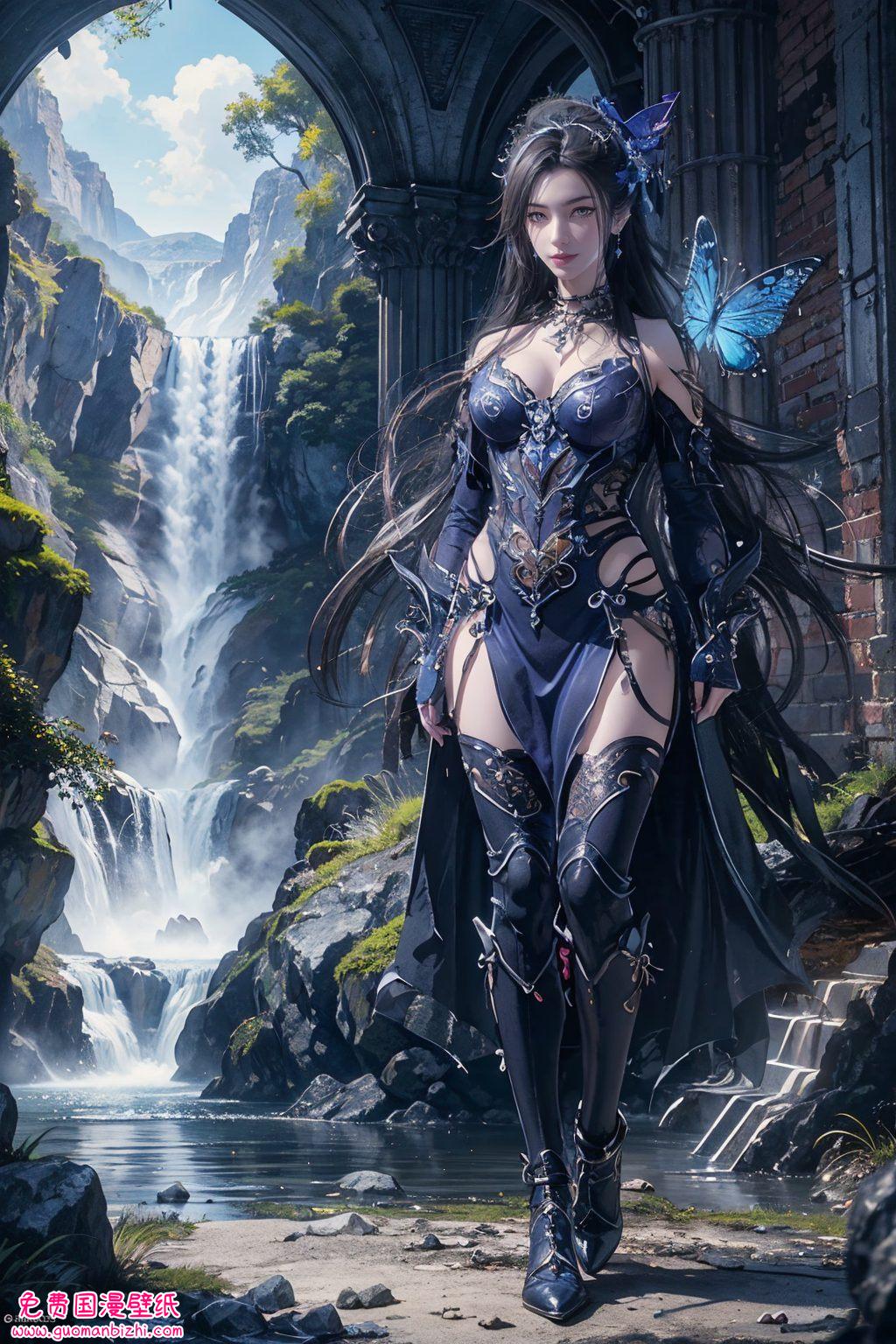 AI动漫人物二次元壁纸，苹果潮图壁纸集——潮女妖性感壁纸高清珍藏