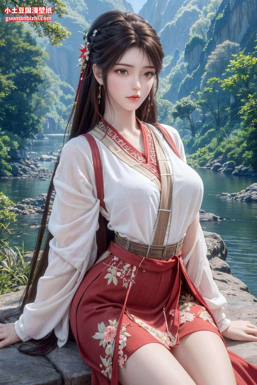 石昊火灵儿亲图超高清护眼手机桌面壁纸