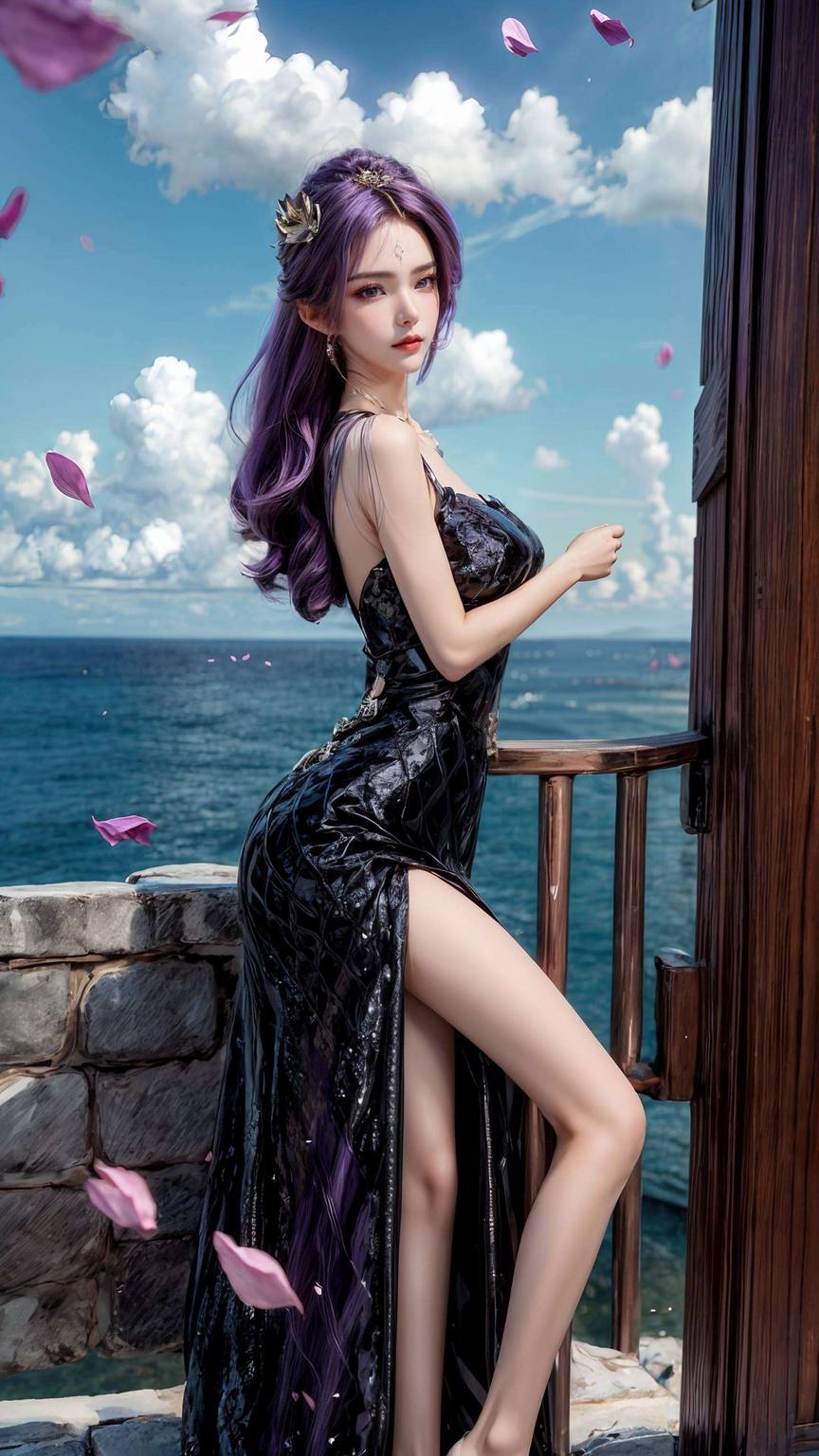 AI图片精细绘，角色手机艺术壁纸天穹集锦