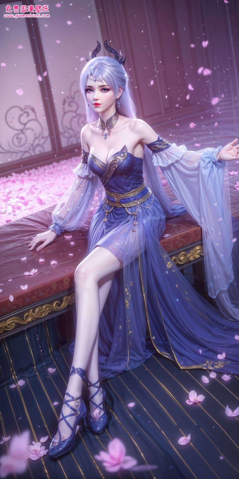 洛璃高清全面屏壁纸集——AI图片模型，免费下载，电脑Ins风必备