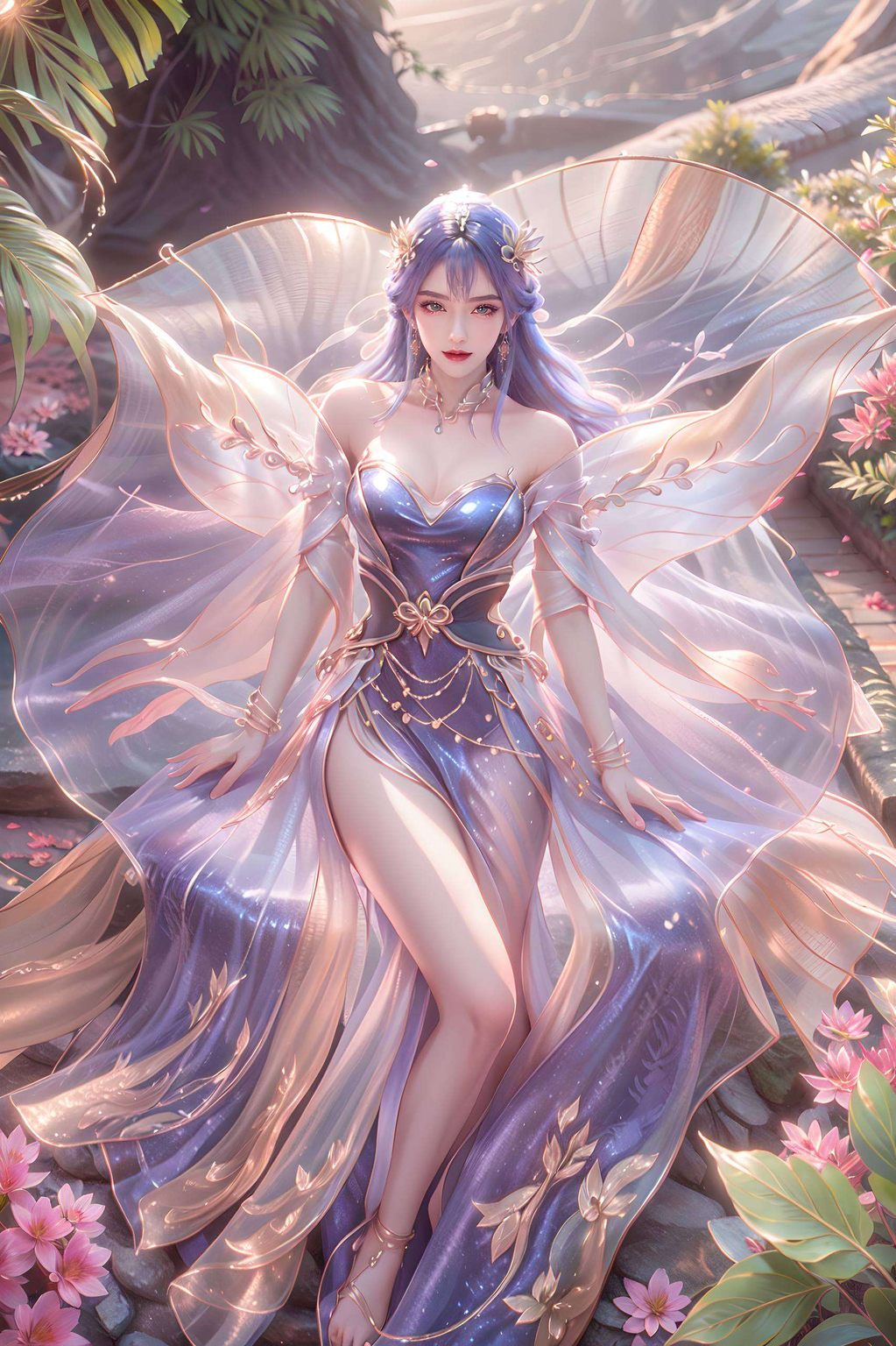 完美高清免费壁纸合集——手机粉色版天穹百炼成神图片高清壁纸精选