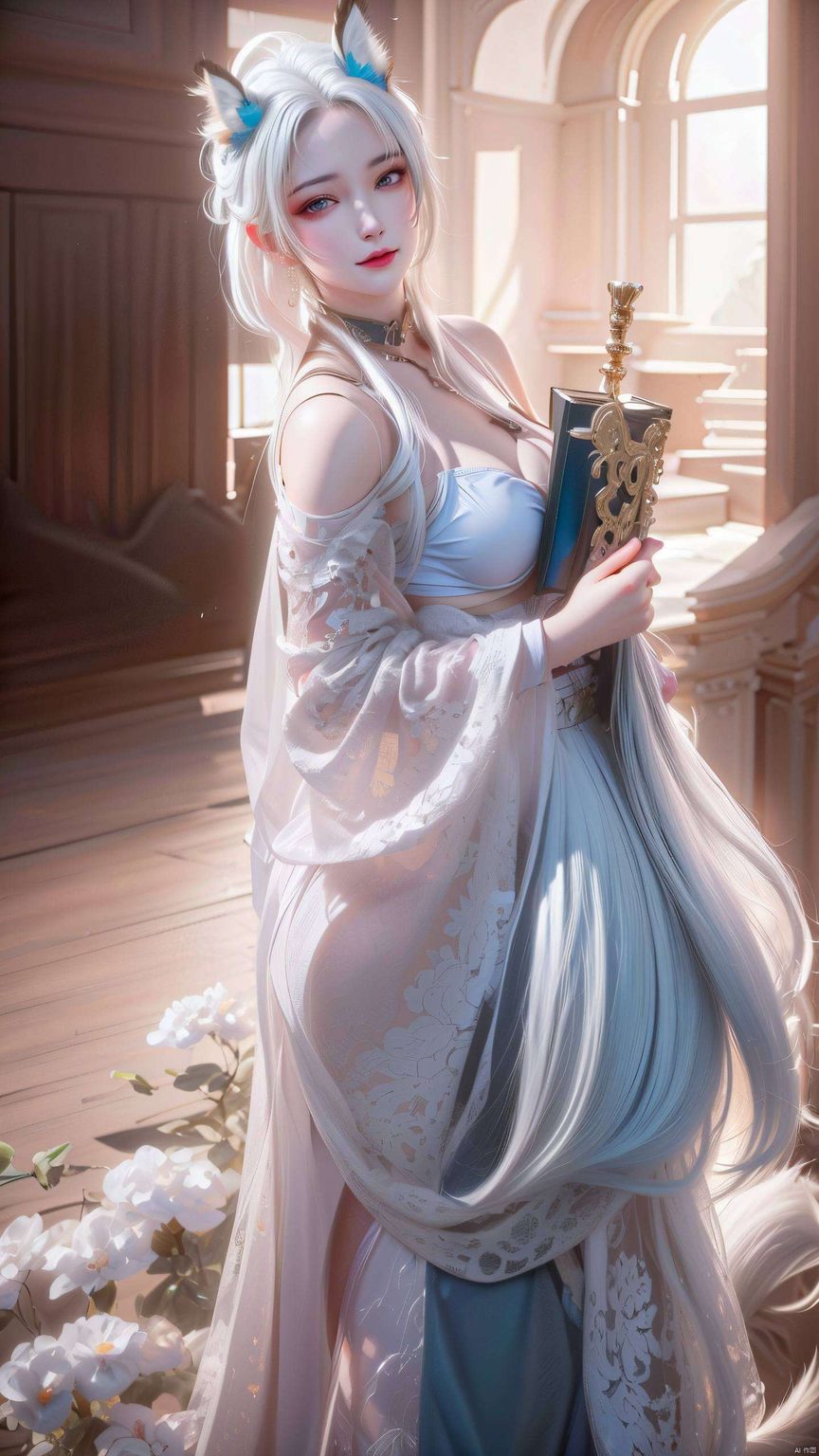 天狐仙子壁纸动态图片——AI图例AIGC免费壁纸秀，PC最美壁纸集锦