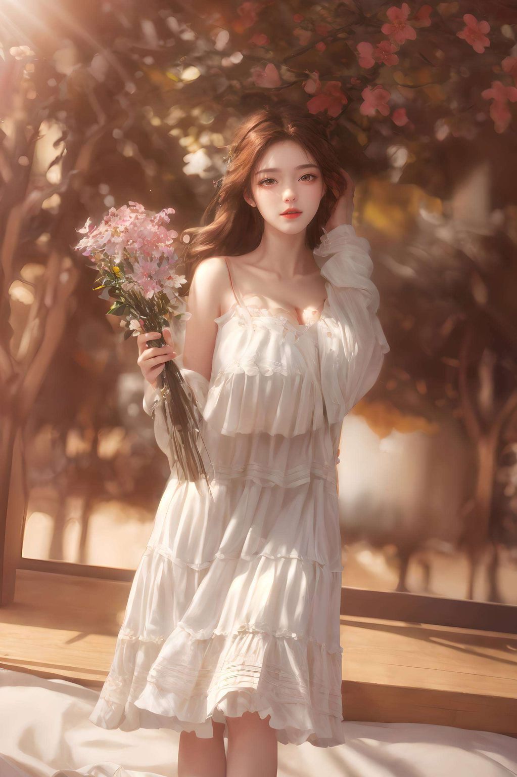 AI素材壁纸集——火灵儿动态壁纸图文版，护眼iPhone炫彩壁纸下载