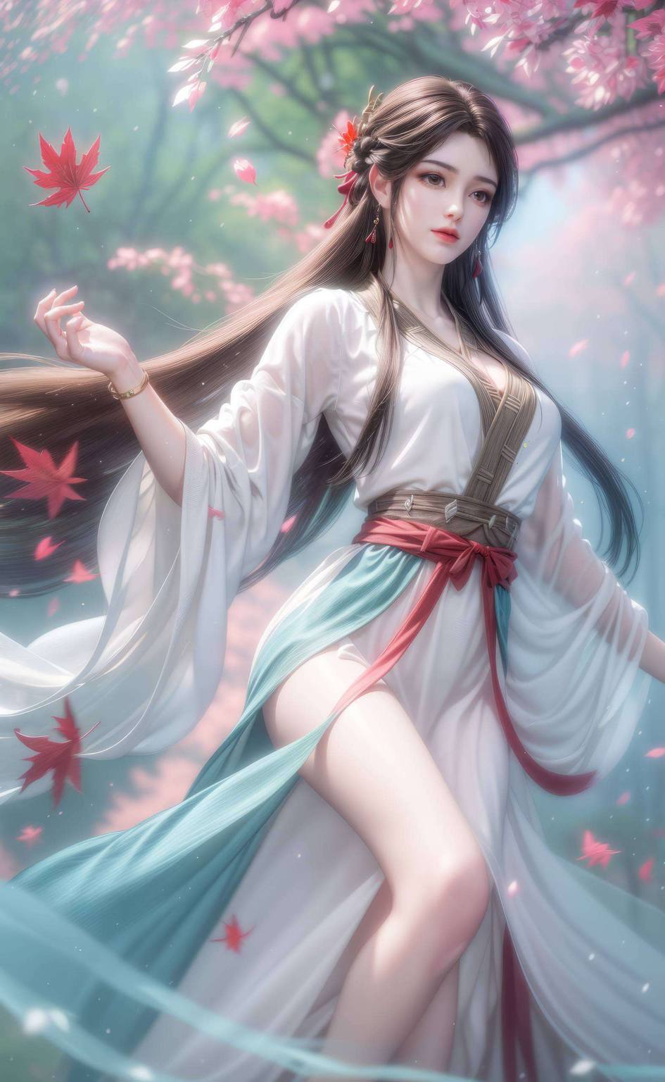 AI创作免费壁纸包——电脑古风漫画壁纸·火灵儿石昊高清精选