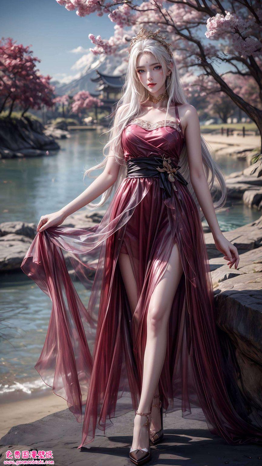 天狐仙子超清图片：AI图例壁纸，精细角色，Win10专属1920×1080壁纸集