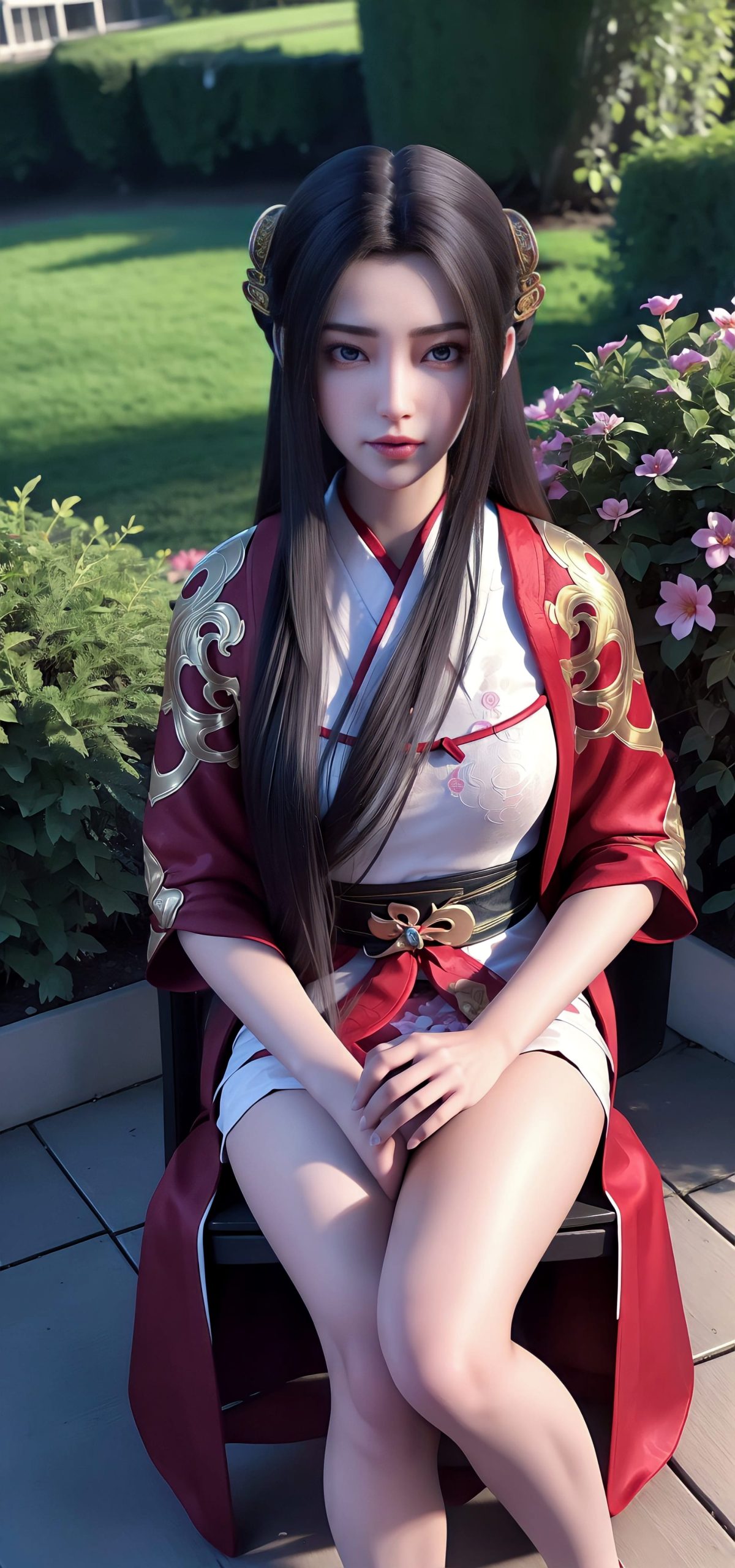 石昊的开始,先敬一个秦怡宁壁纸包,红色旗袍风格