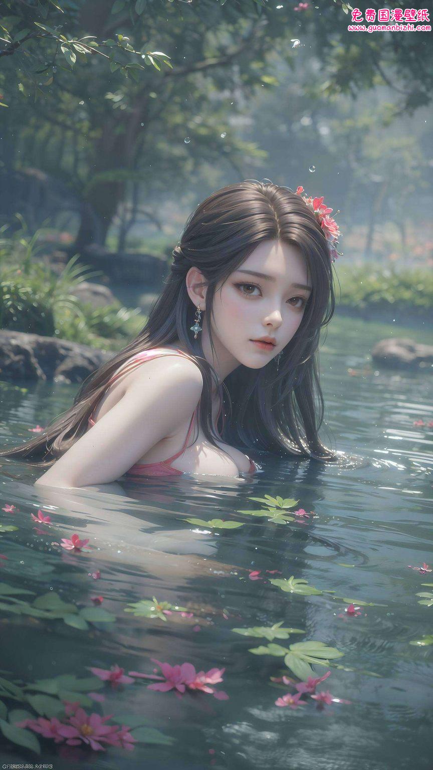 火灵儿AI素材壁纸，护眼锁屏图文并茂，手机与PC一网打尽