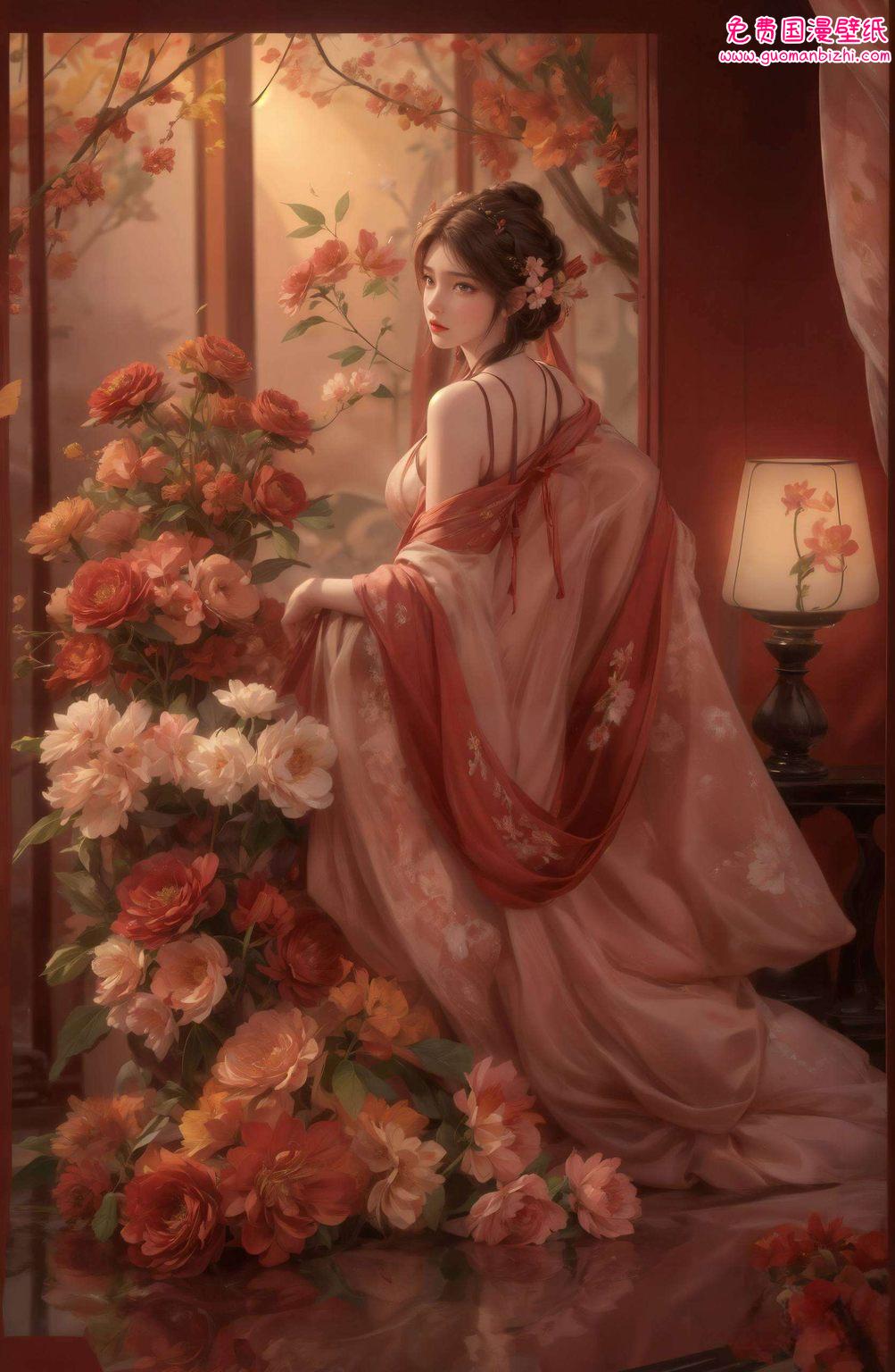 成熟火灵儿：AI绘画×极简×苹果宽屏壁纸集锦