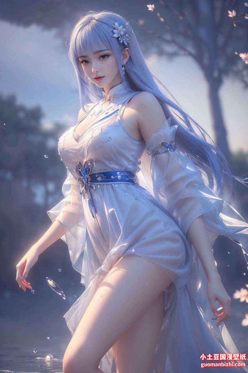 宁雨蝶与云落：唯美护眼壁纸PC桌面图片