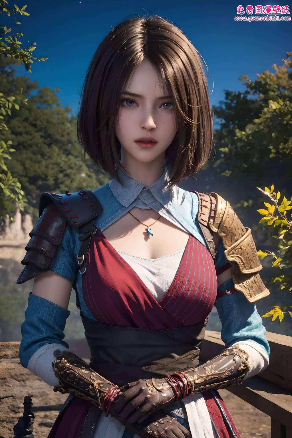 AIGC壁纸·二次元壁纸：老李与姬如雪剑的电脑桌面图片集