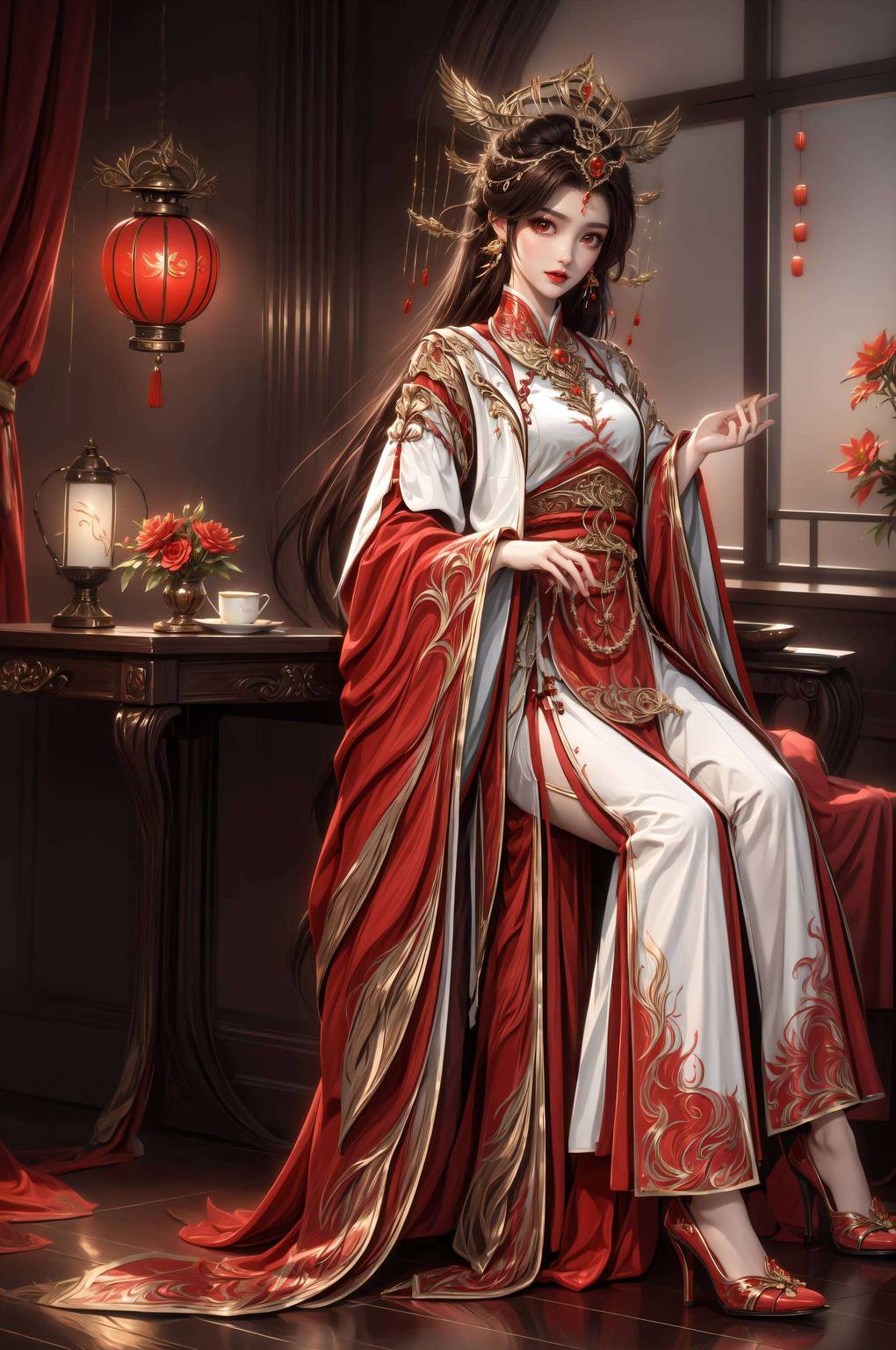 AI创作壁纸集——月婵火灵儿免费壁纸秀,Win10壁纸桌面装饰图精选 AI创作壁纸集——月婵火灵儿免费壁纸秀,Win10壁纸桌面装饰图精选