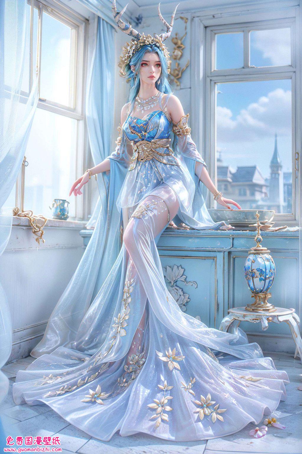 斗破苍穹迦南见小龙女：大家都喜欢完美像素电脑最美壁纸里的经典画卷