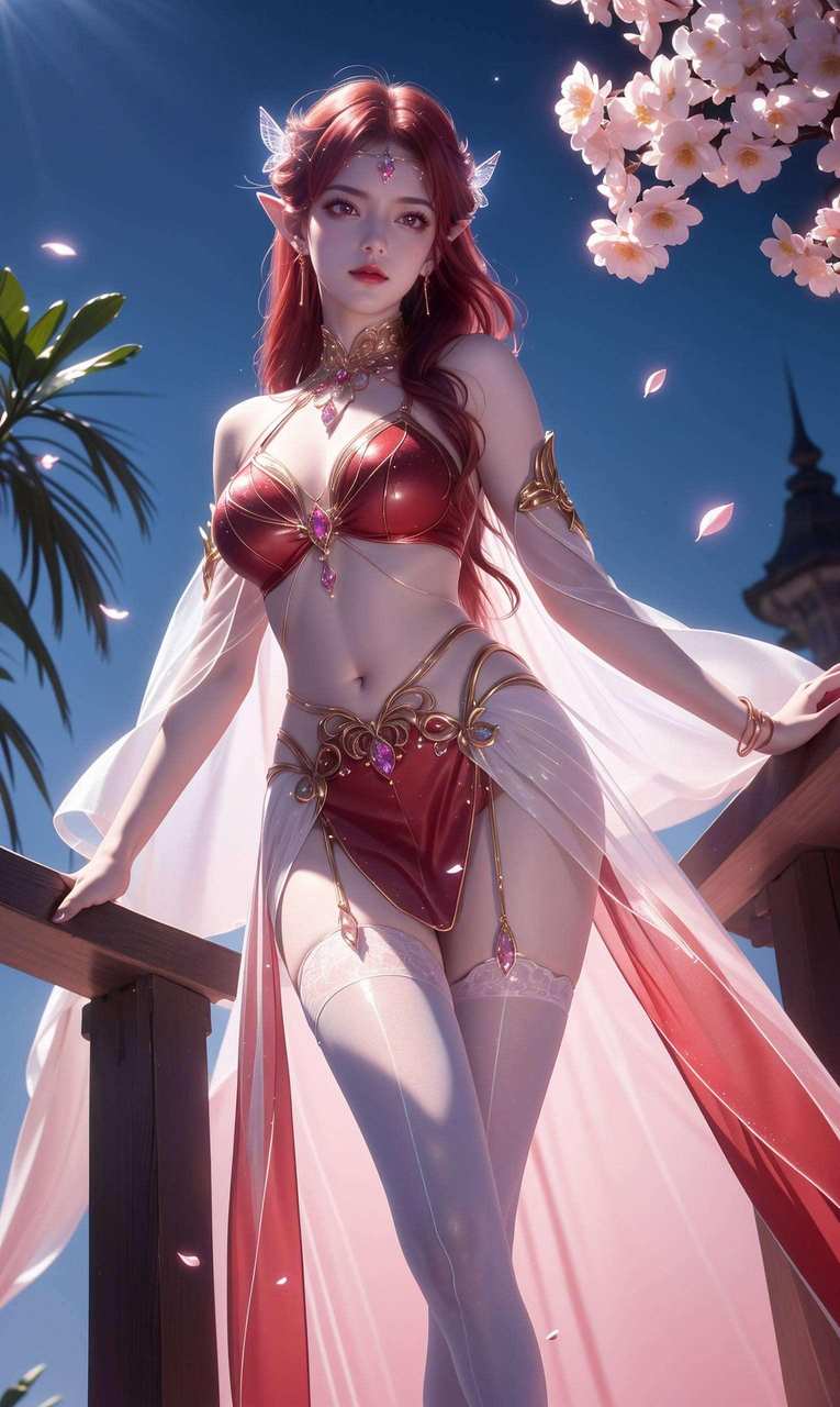 流云与落樱礼服图片壁纸:精细角色ipadins风 流云与落樱礼服图片壁纸:精细角色ipadins风