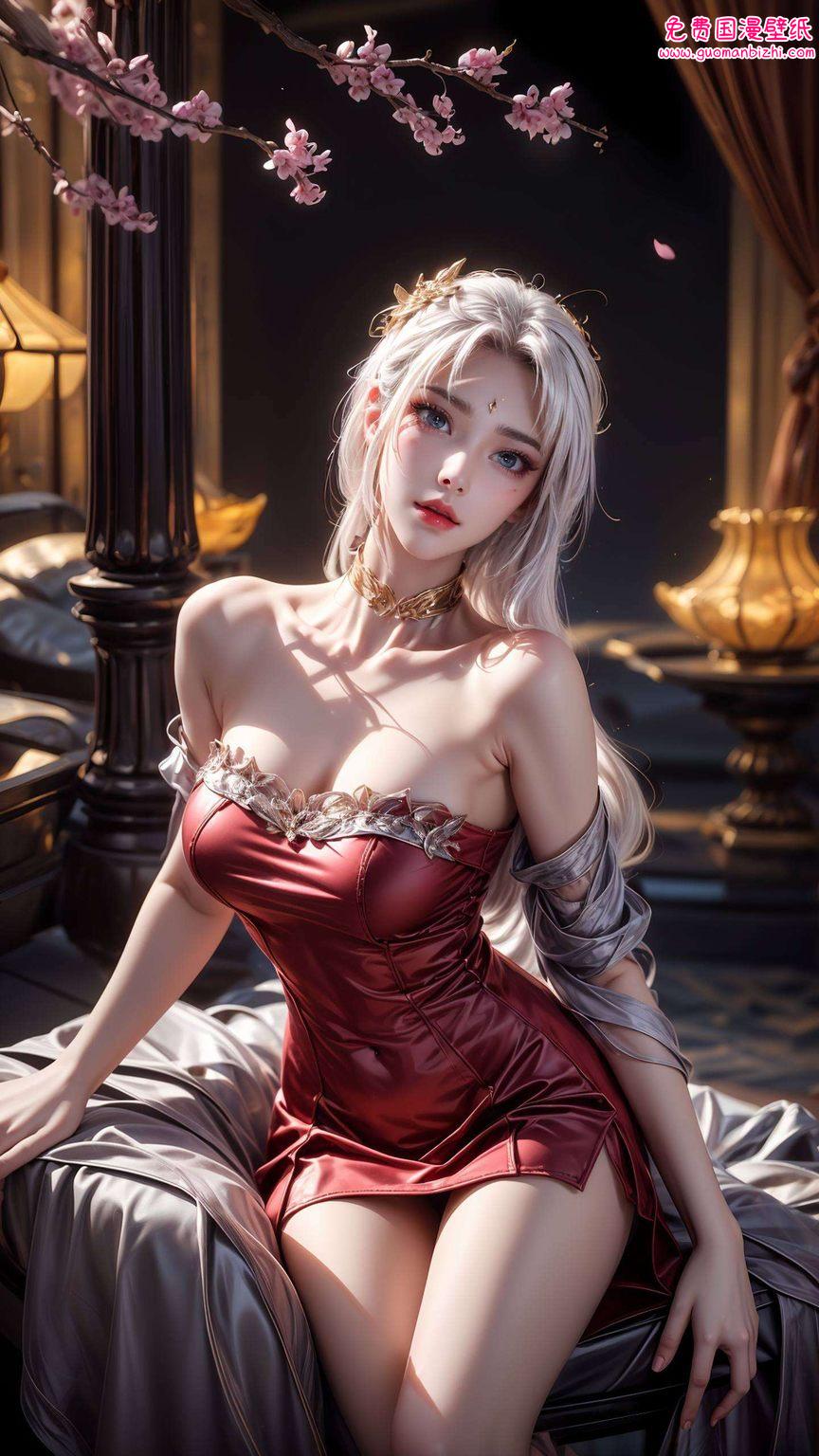 天狐仙子高清壁纸集——AI极简风，苹果潮图壁纸精选