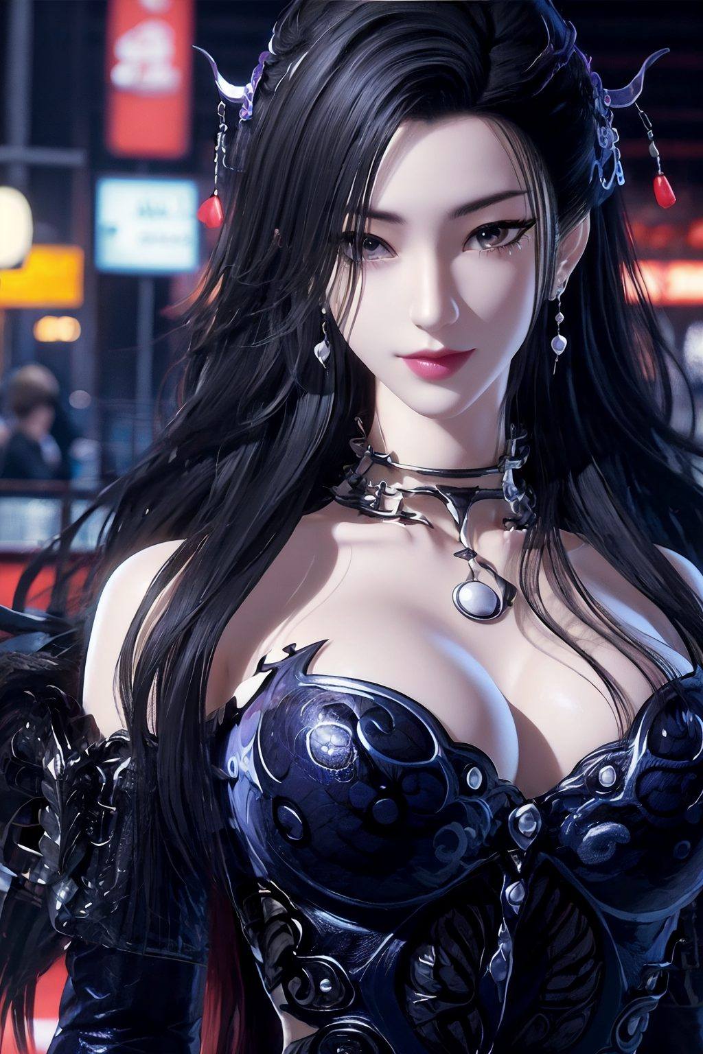 超还原免费壁纸合集——电脑最美壁纸·潮女妖照片高清图AI素材精选