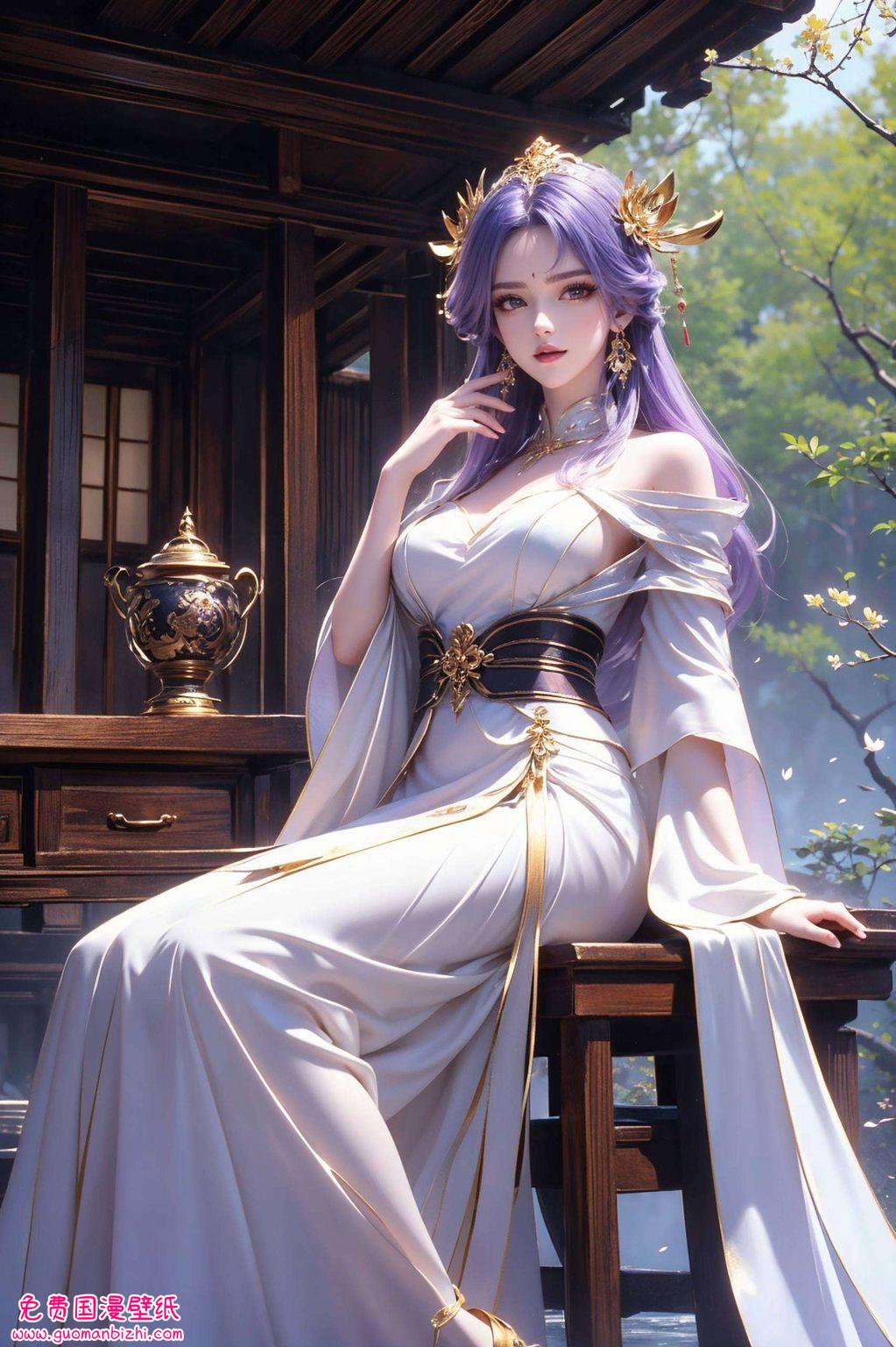 国漫女神壁纸天穹：炫彩壁纸免费壁纸秀，iPhone桌面装饰图集