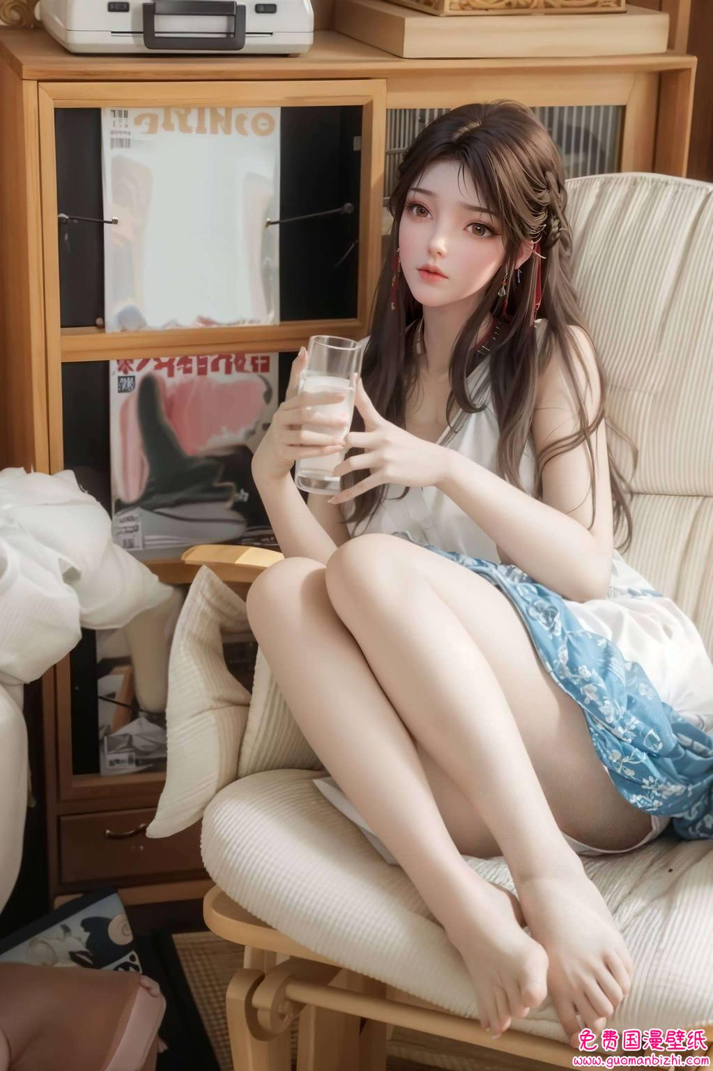 高分辨率二次元壁纸——完美世界火灵儿动态PC桌面壁纸集