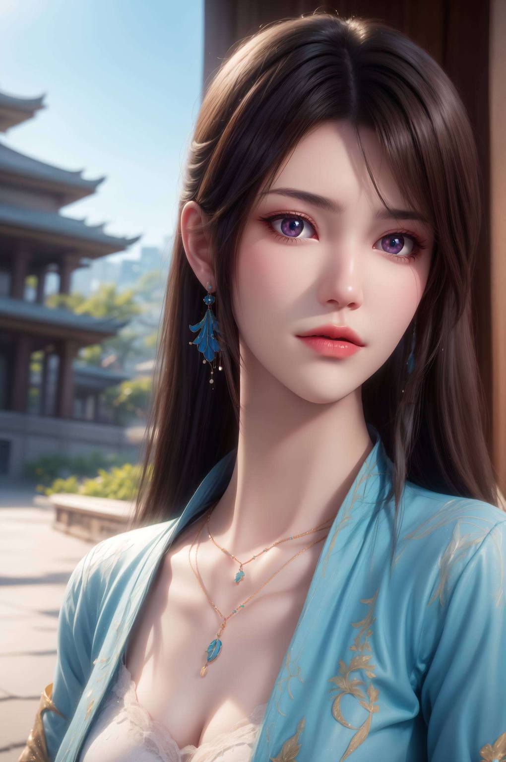 动漫元尊夭夭：AI生成极简壁纸，苹果1920×1080高清呈现