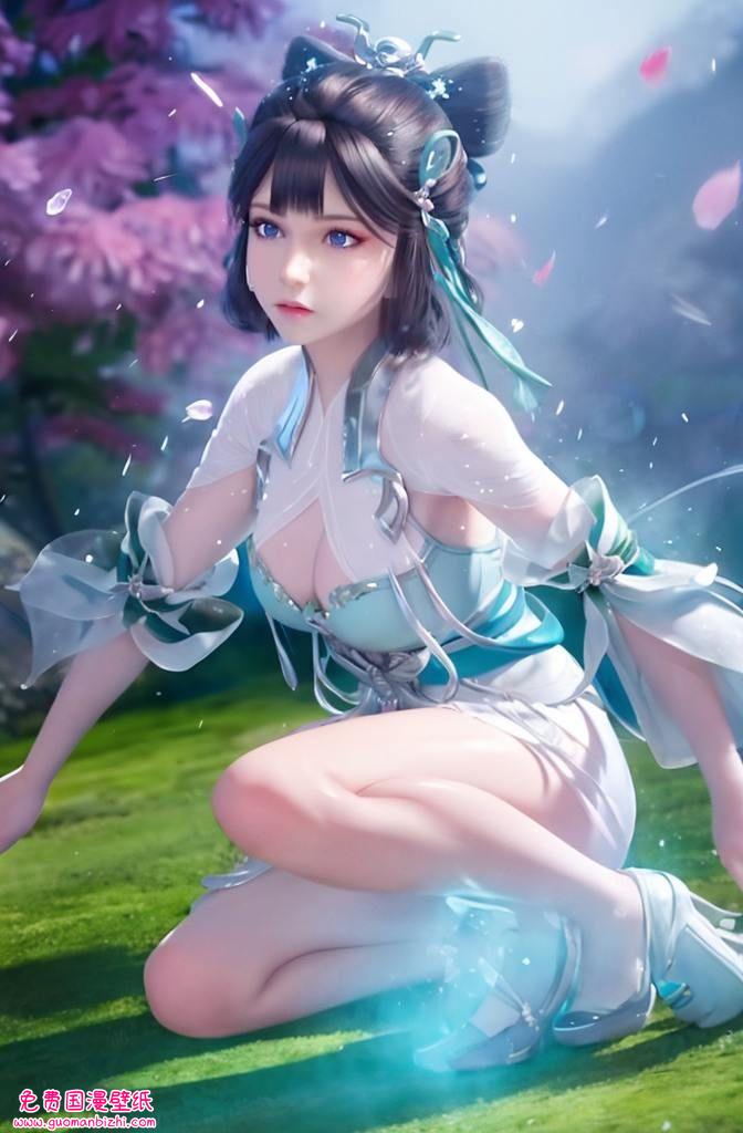 古香古色AI绘画，雨紫陌4K壁纸，护眼iPad参考作品集。