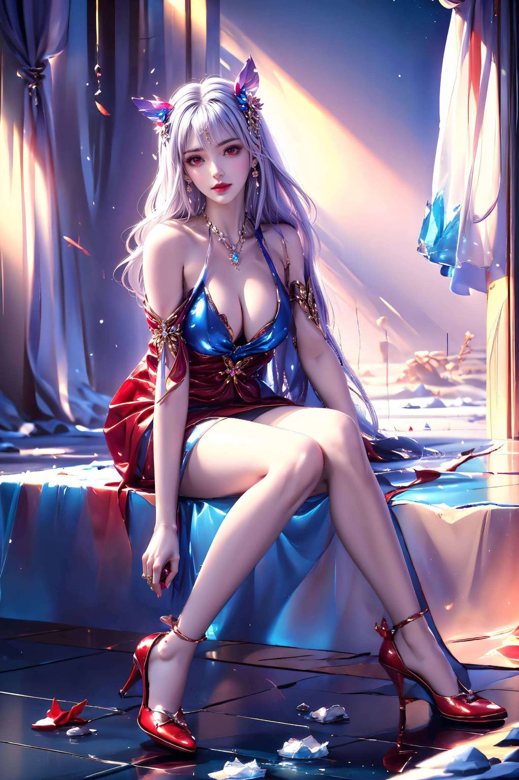 太阴玉兔限定:AI动漫人物AIGC二次元壁纸,_ipad桌面专属风情 太阴玉兔限定:AI动漫人物AIGC二次元壁纸,_ipad桌面专属风情