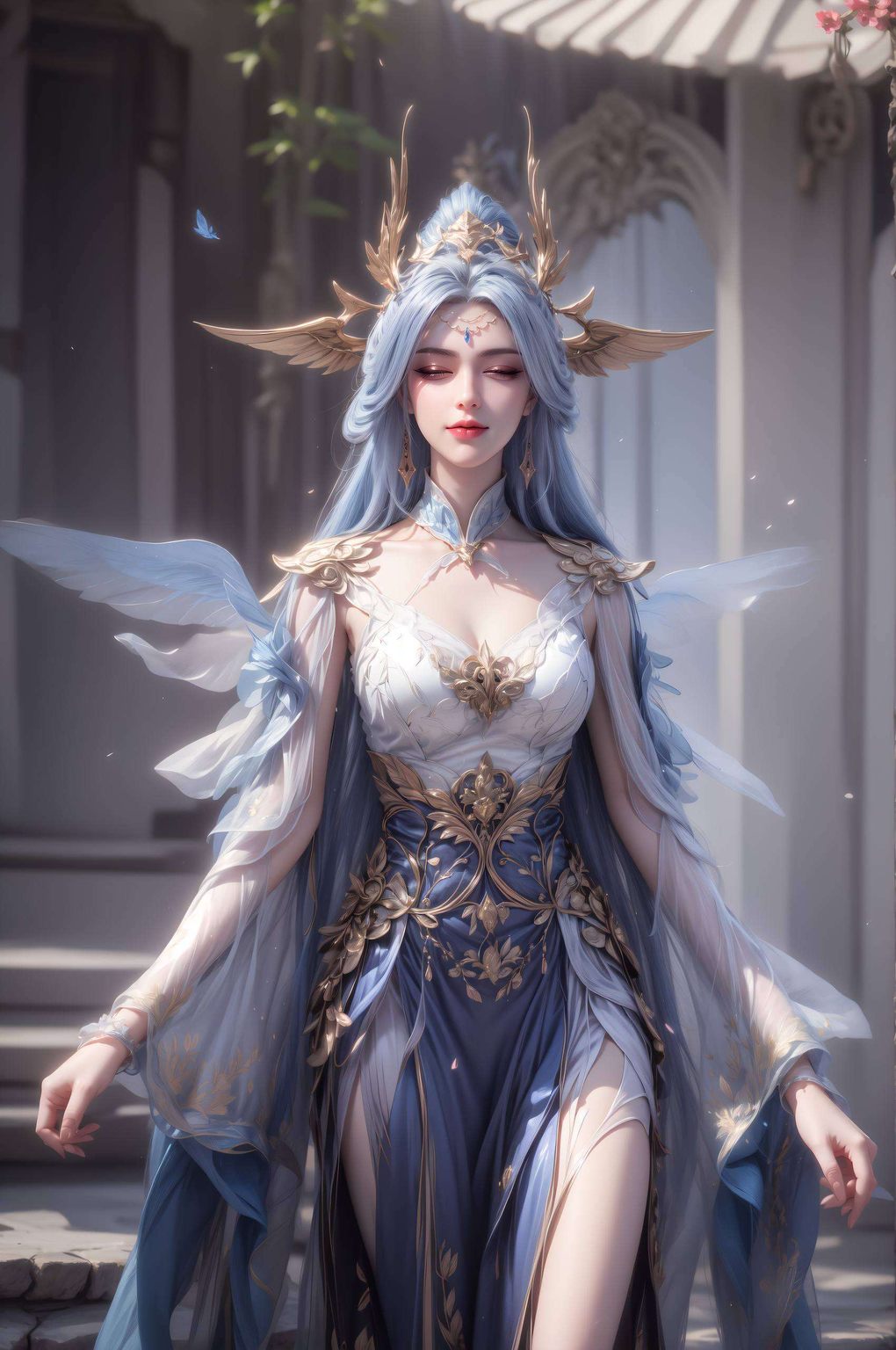 宁雨蝶绝美壁纸秀：AI绘画AIGC免费高清原图，PC唯美手机壁纸集锦