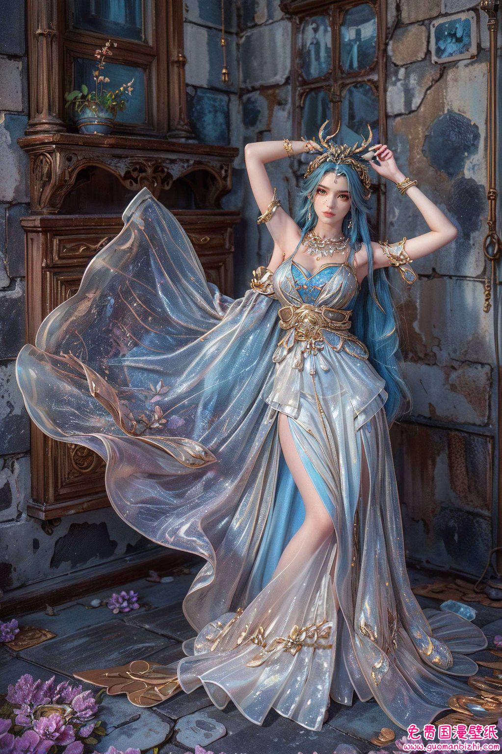 AIGC壁纸免费壁纸分享：电脑艺术壁纸——斗破苍穹烛龙女儿主题精选