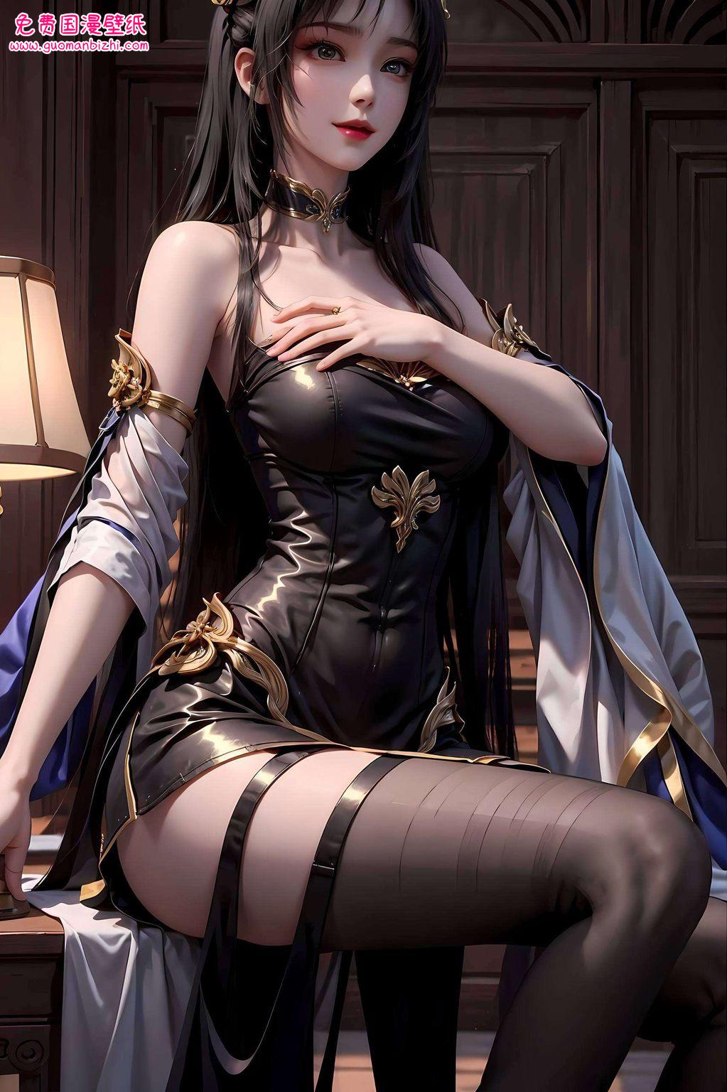 美女壁纸天狐仙子：AI素材免费壁纸秀，Win10桌面壁纸精选集