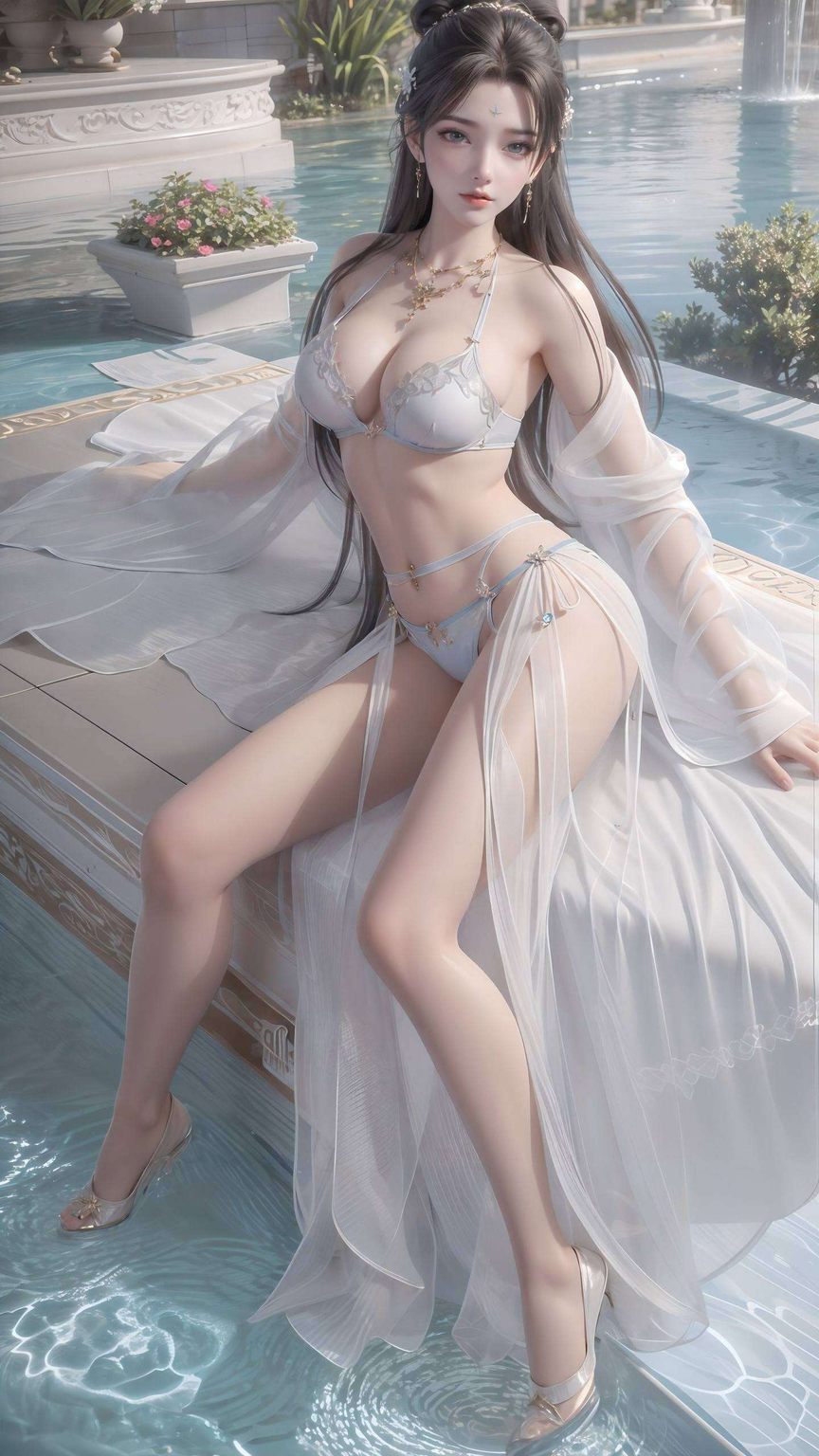 清漪躺着的壁纸——高品质古风漫画平板壁纸免费包，漫画爱好者的视觉盛宴。