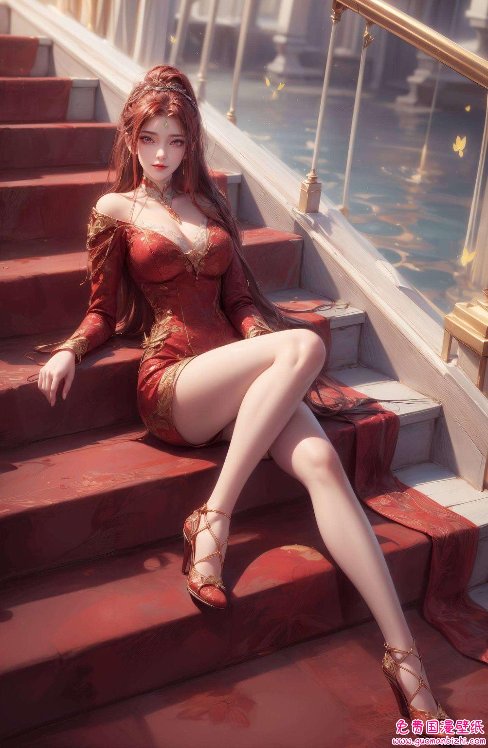 二次元梦幻交织：女生壁纸×红凰iPad壁纸集合